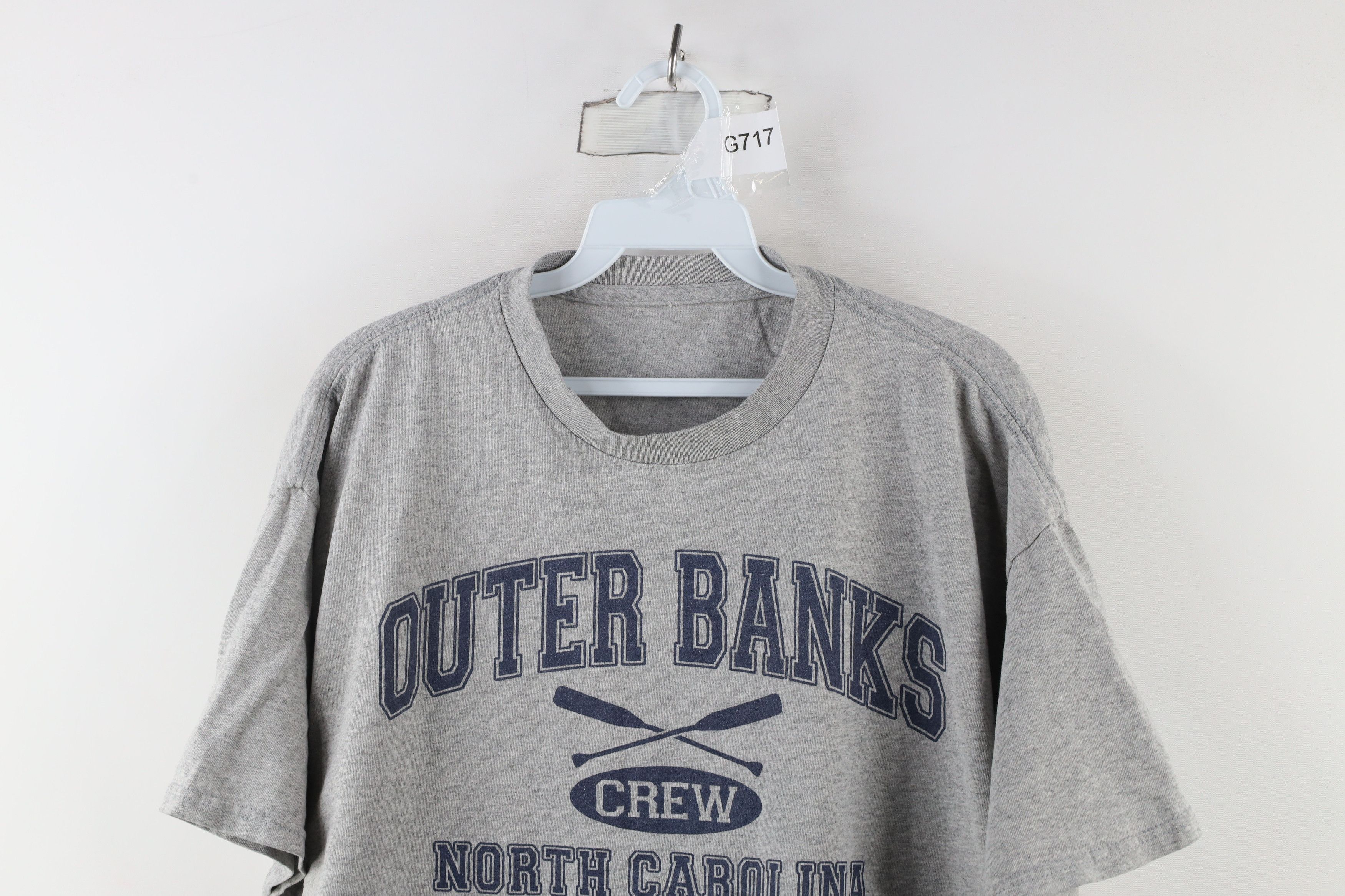 Vintage Vintage Outer Banks North Carolina Crew Rowing T-Shirt Gray Size US XL / EU 56 / 4 - 2 Thumbnail