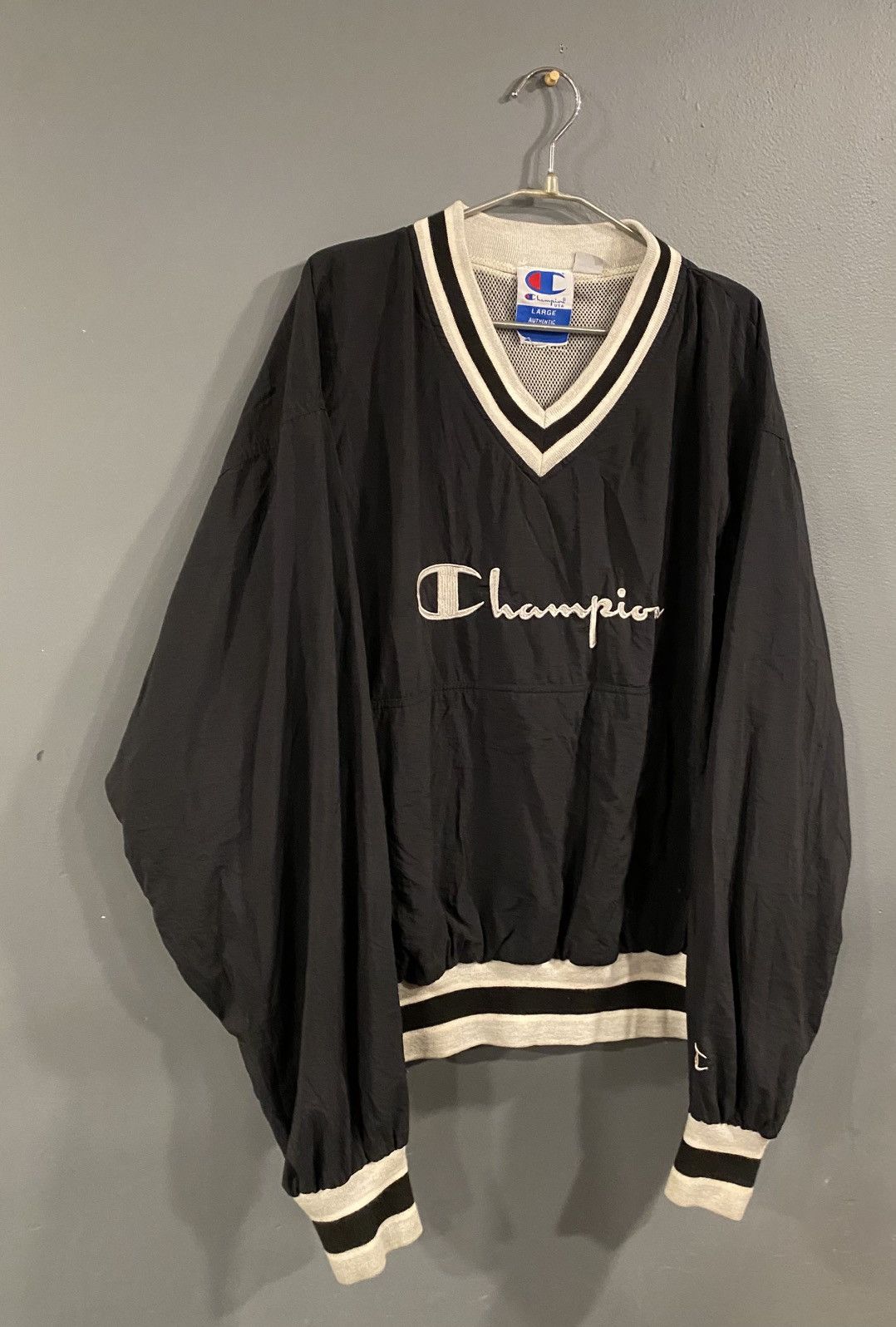 Champion Vintage Champion Spellout Pullover Jacket Size US L / EU 52-54 / 3 - 1 Thumbnail