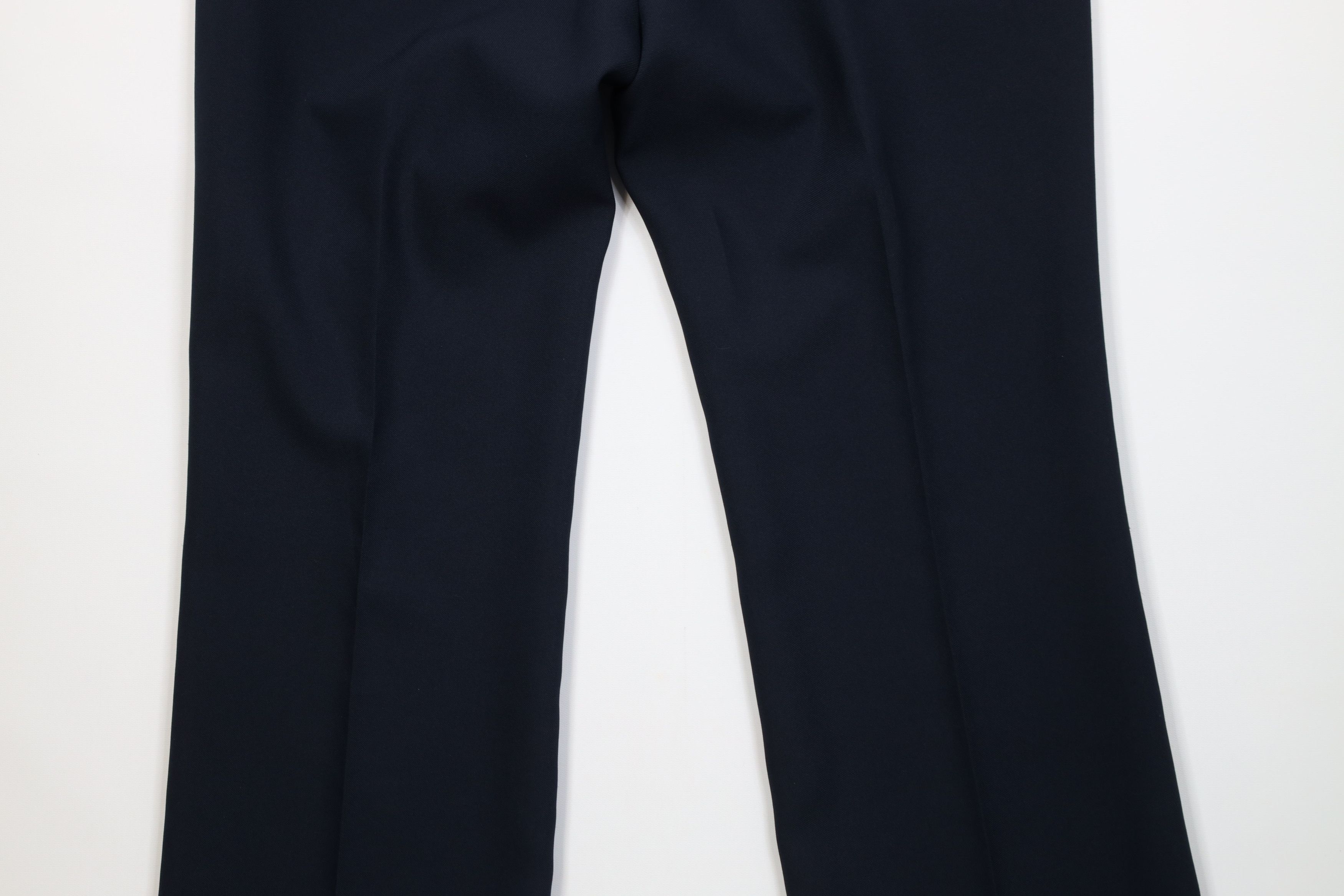 Vintage Vintage 70s Streetwear Flared Wide Leg Chino Pants Blue USA Size US 38 / EU 54 - 12 Thumbnail
