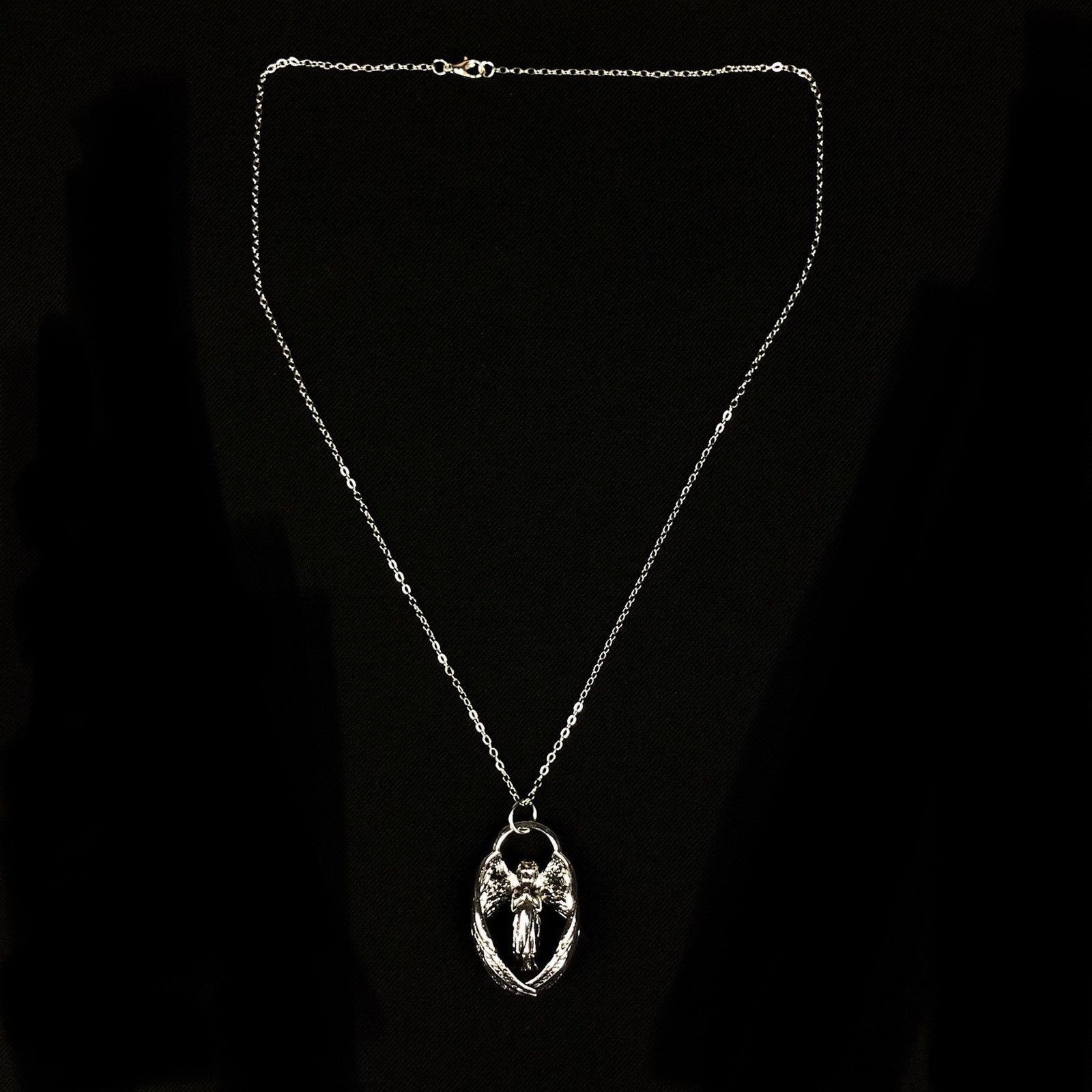 Jewelry Angel Necklace Punk Chain Size ONE SIZE - 3 Thumbnail