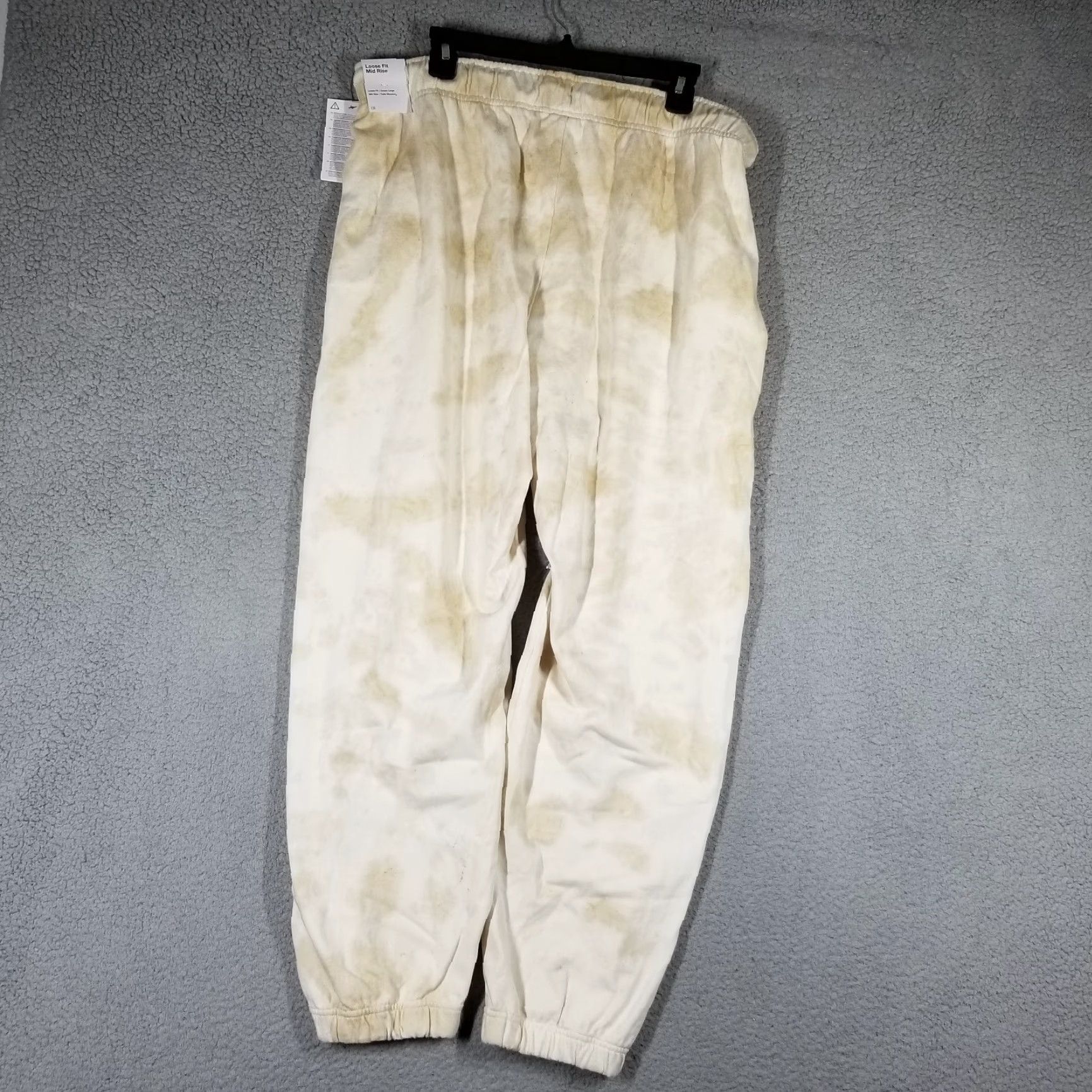 Nike Nike Women's Joggers 1X Tapered Tye Dye Sweatpants Activewear Casual Yellow Size 40" / US 18 - 2 Thumbnail