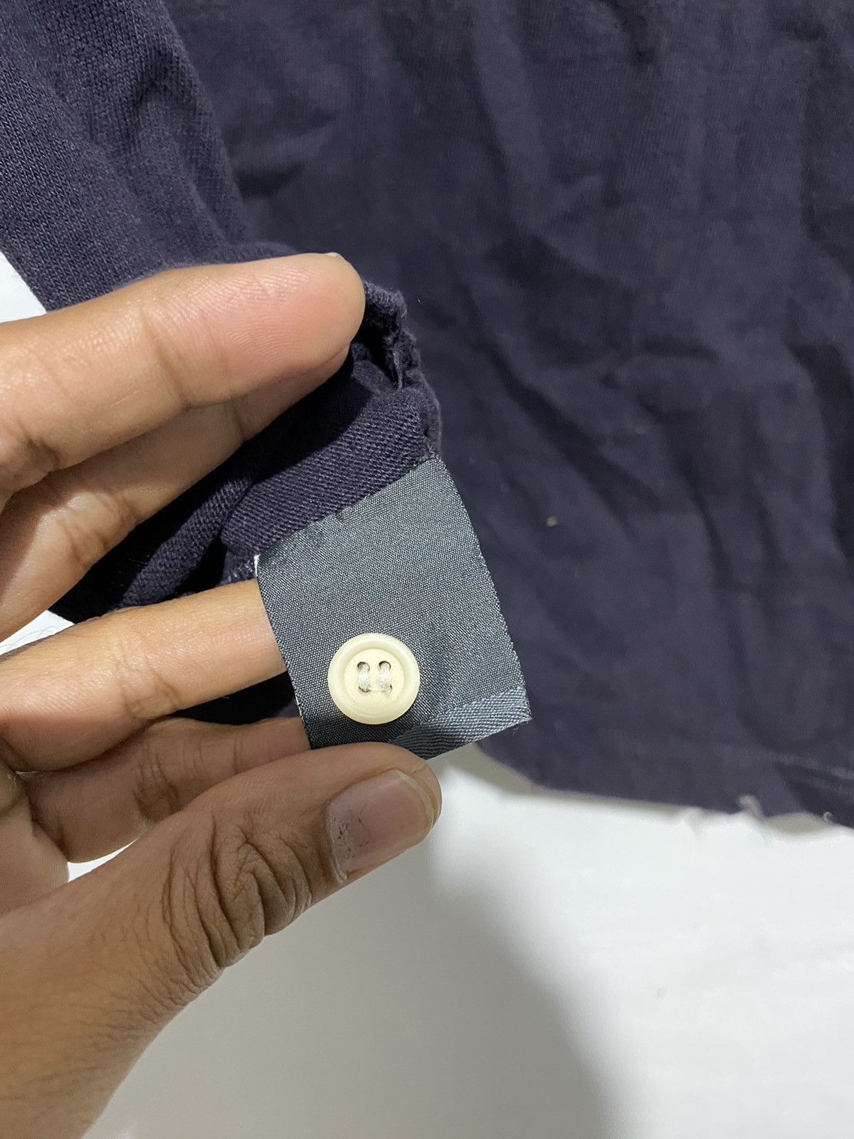 20471120 × Japanese Brand Vintage industrie distressed rugby poloshirts Size US S / EU 44-46 / 1 - 9 Thumbnail