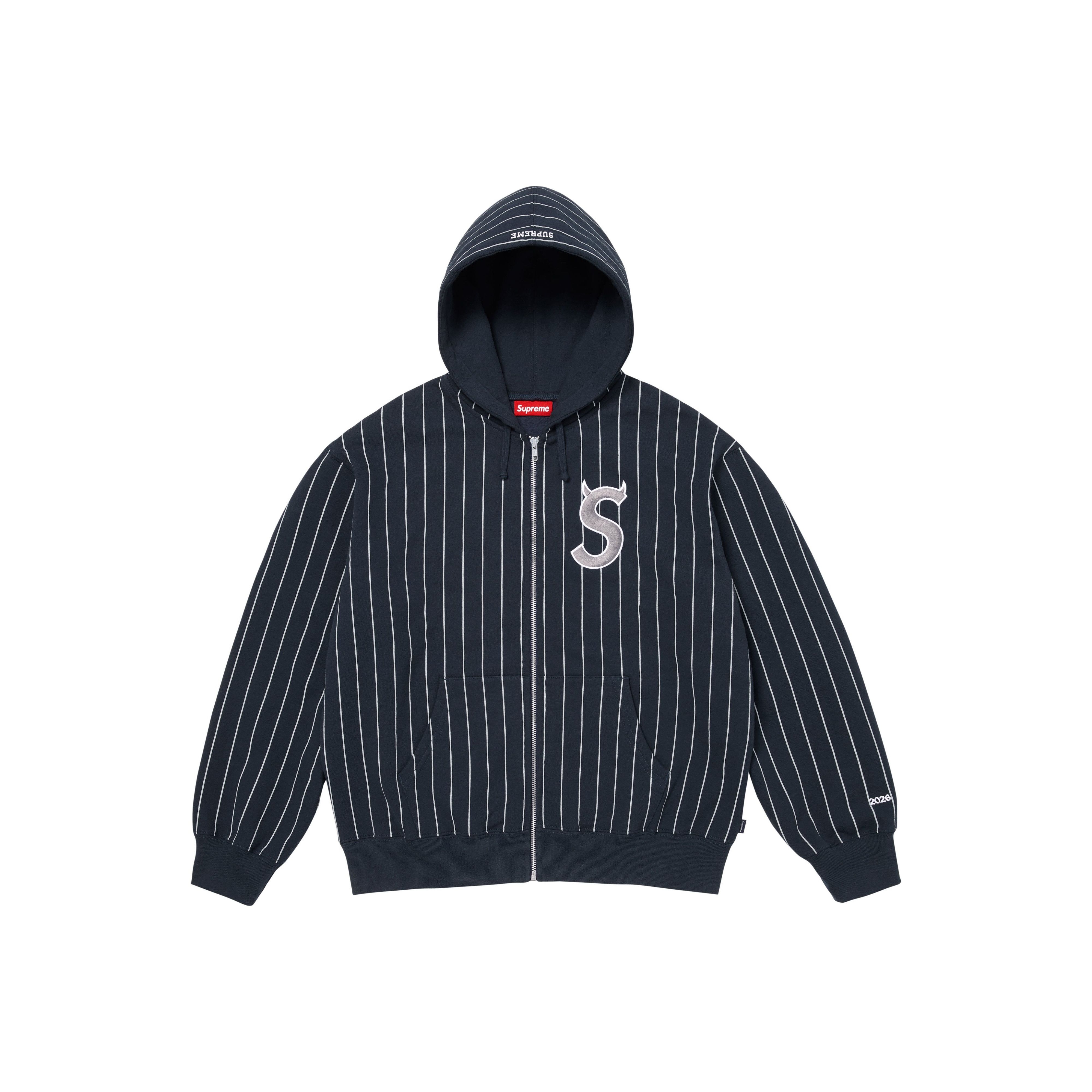 Supreme Supreme S logo zip up hoodie | Grailed