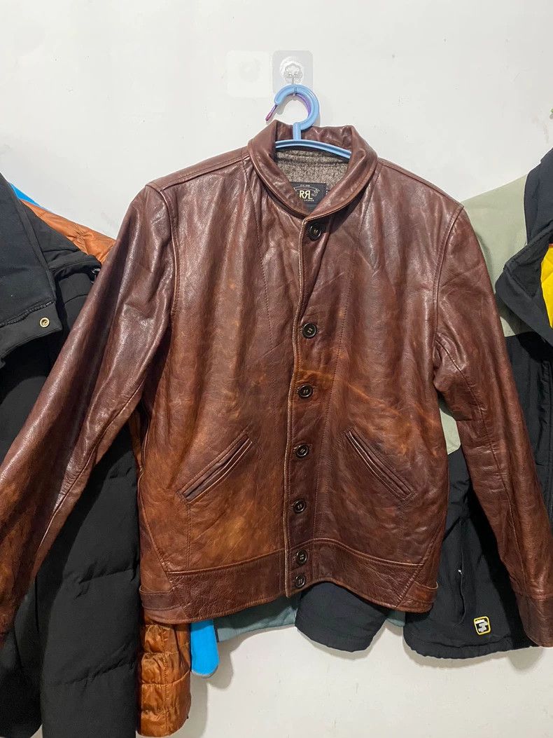 RRL Ralph Lauren RRL Ralph Lauren leather coat Size US L / EU 52-54 / 3 - 2 Thumbnail