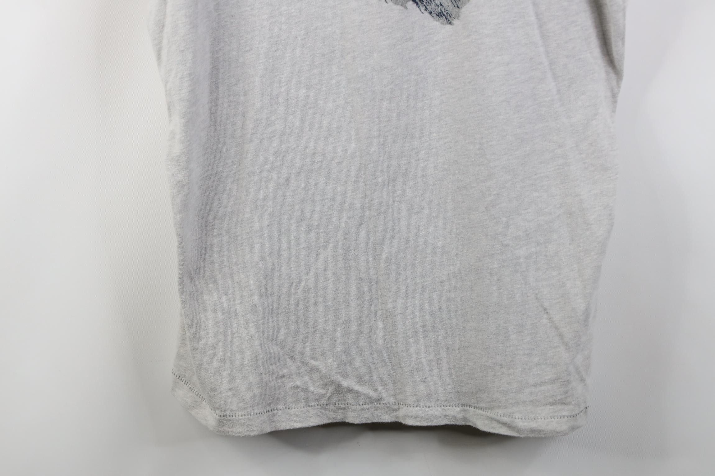 Abercrombie & Fitch Vintage 90s Y2K Abercrombie & Fitch Moose T-Shirt Gray USA Size US XXL / EU 58 / 5 - 3 Thumbnail