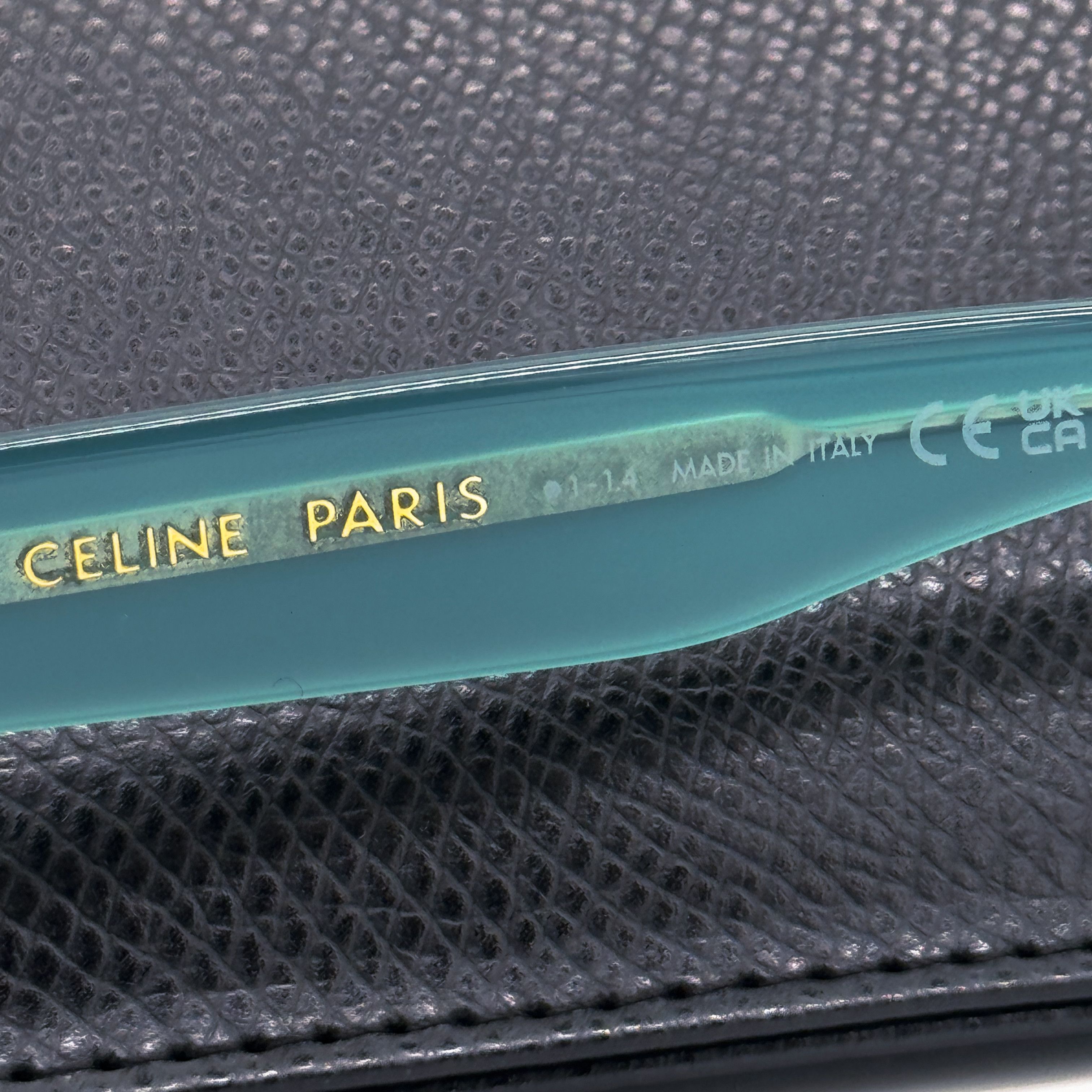 Celine NEW CELINE CL40276U 93N SHINY LIGHT GREEN WOMEN SUNGLASSES Size ONE SIZE - 9 Thumbnail