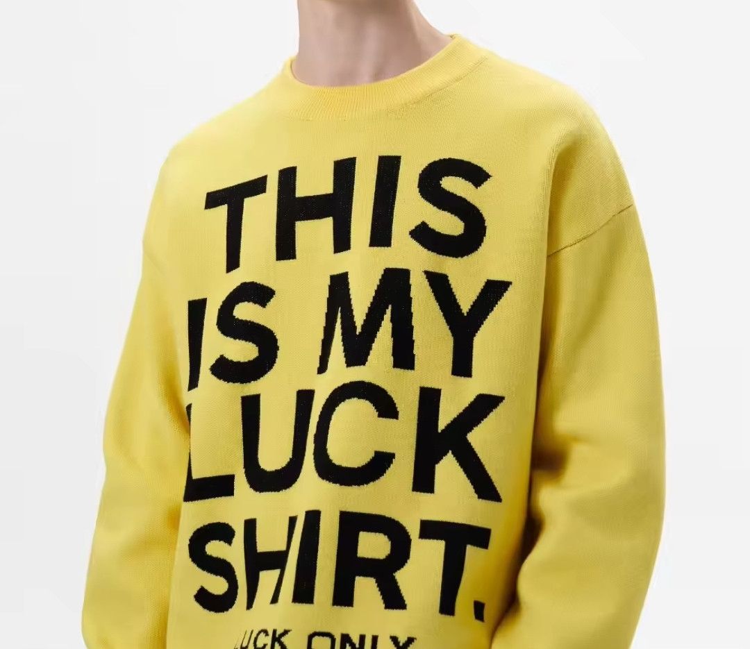 Vintage Lucky Tee Sweatshirt Knitwear Retro Classics Size US M / EU 48-50 / 2 - 3 Thumbnail