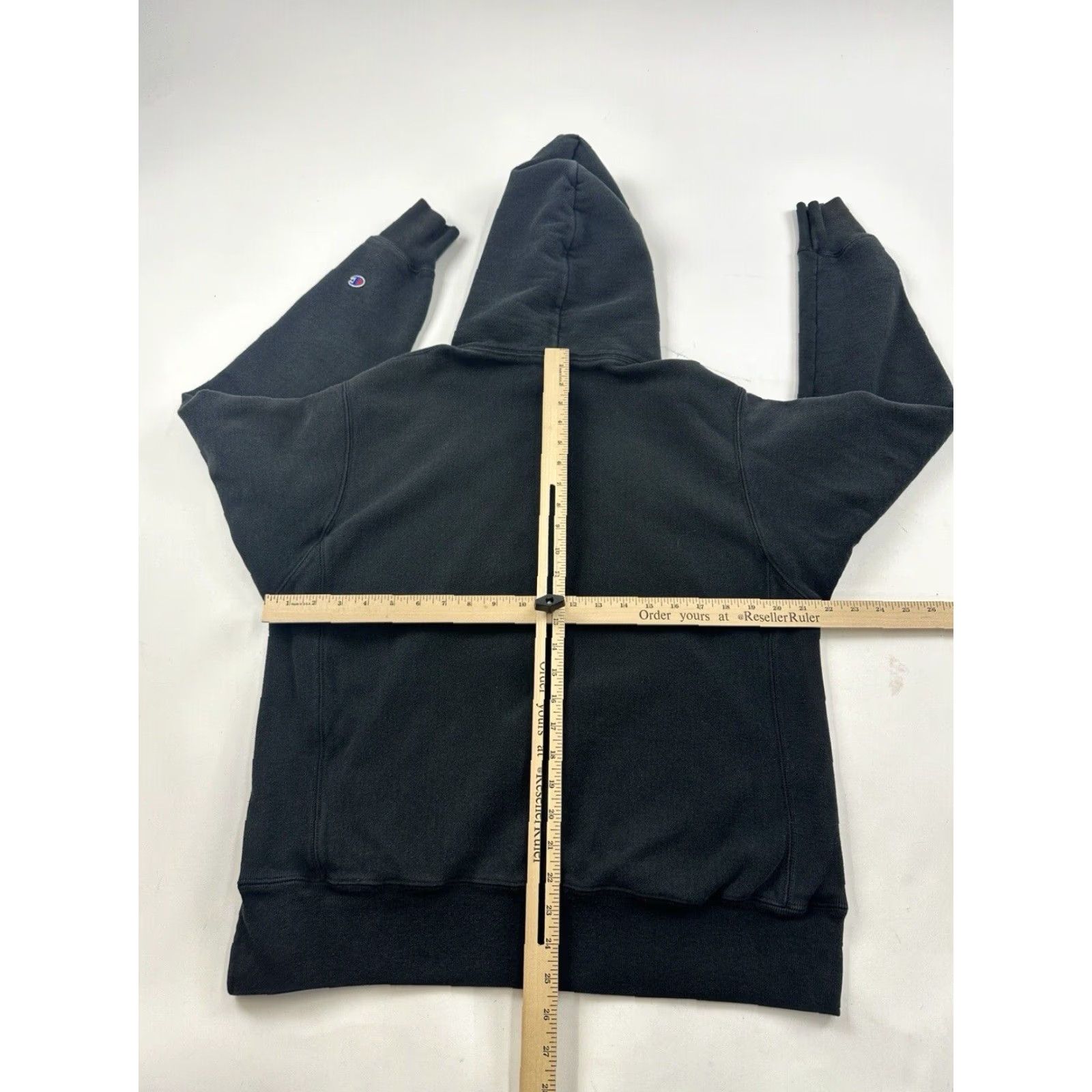 Champion Champion Hoodie Medium Black Reverse Weave Pullover Sweatshirt USA Mens Size US M / EU 48-50 / 2 - 6 Thumbnail