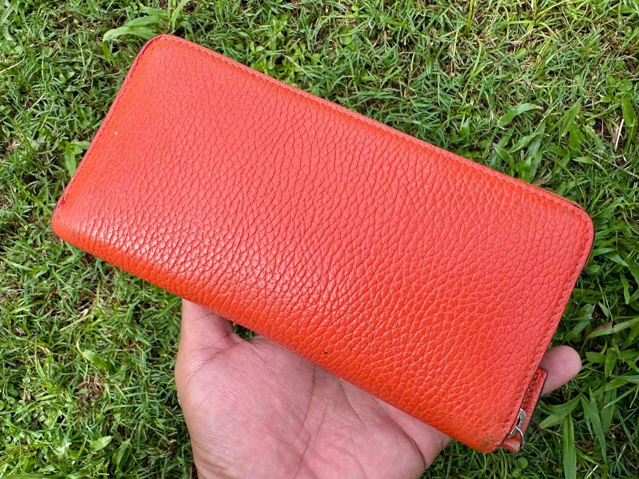 Gucci Authentic Gucci Interlocking GG Grained Leather Continental Size ONE SIZE - 2 Thumbnail