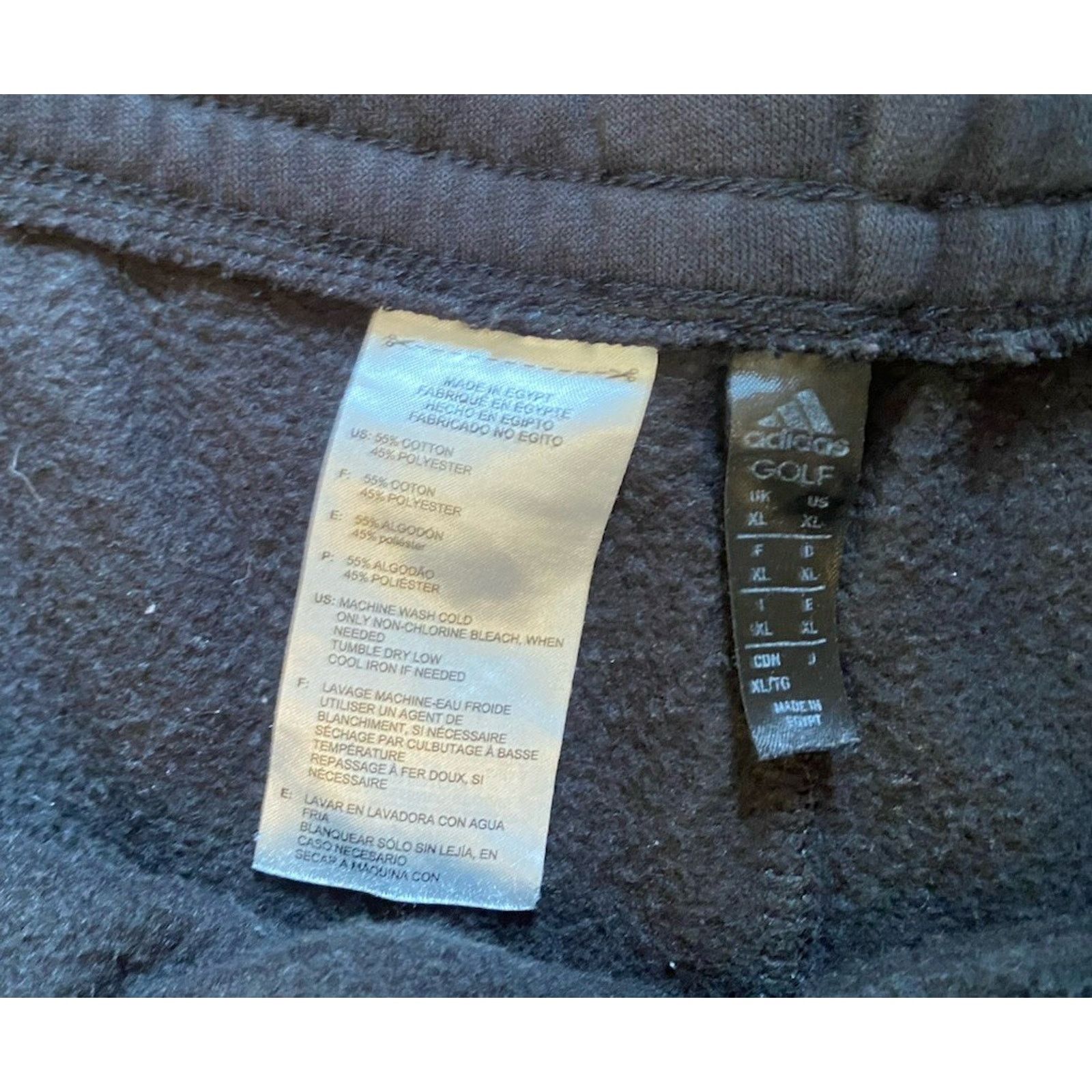 Adidas Adidas Joggers Sweatpants Men’s Women’s XL Black Pockets Size US 36 / EU 52 - 4 Thumbnail