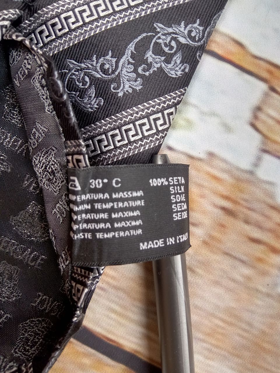Versace Versace Silk Tie Size ONE SIZE - 3 Thumbnail