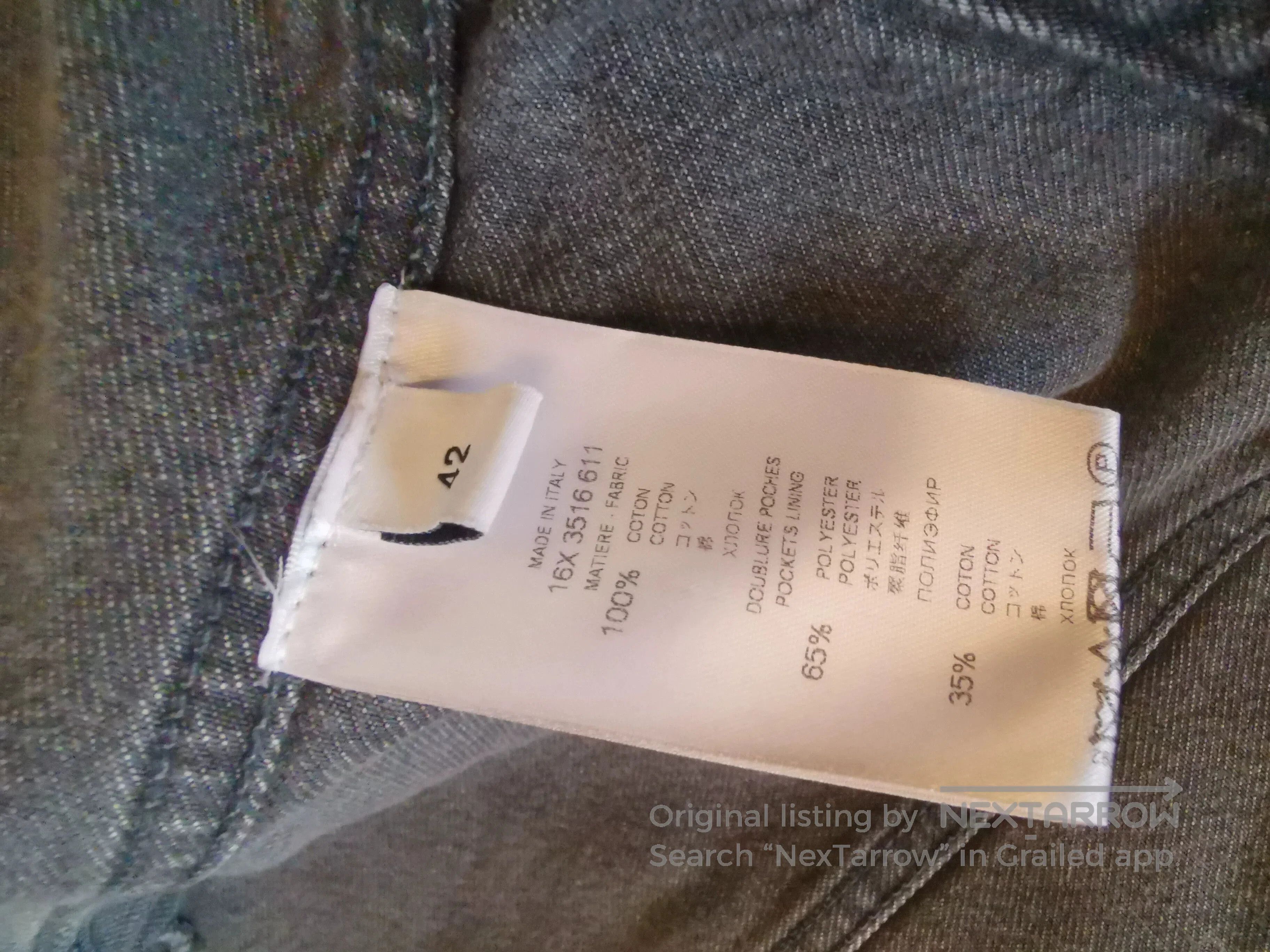 Givenchy givenchy gray distressed denim jacket. Size US M / EU 48-50 / 2 - 8 Thumbnail