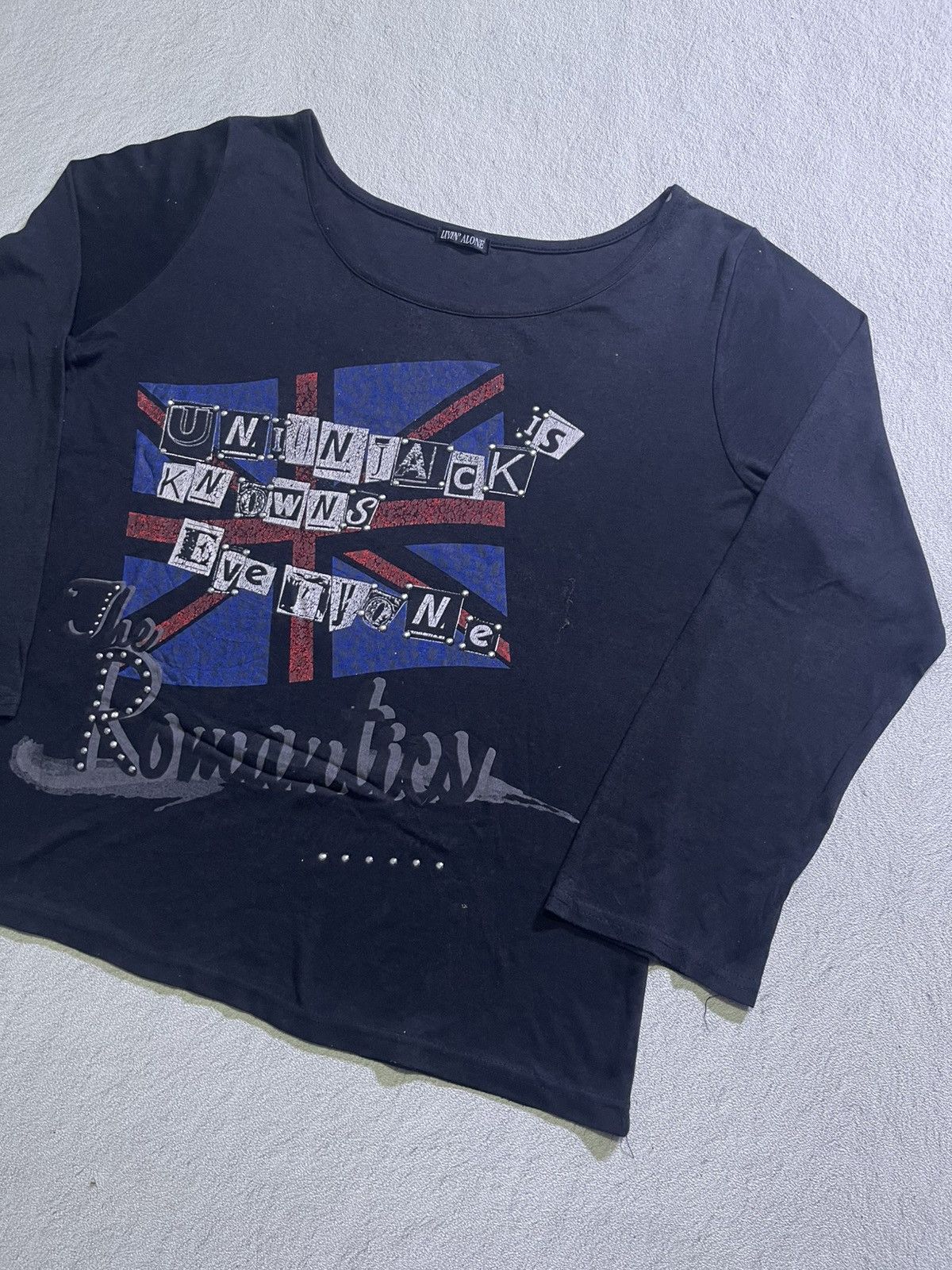 Hysteric Glamour VINTAGE Y2K LIVIN ALONE long sleeve tshirt ifsix LGB style Size US M / EU 48-50 / 2 - 2 Thumbnail