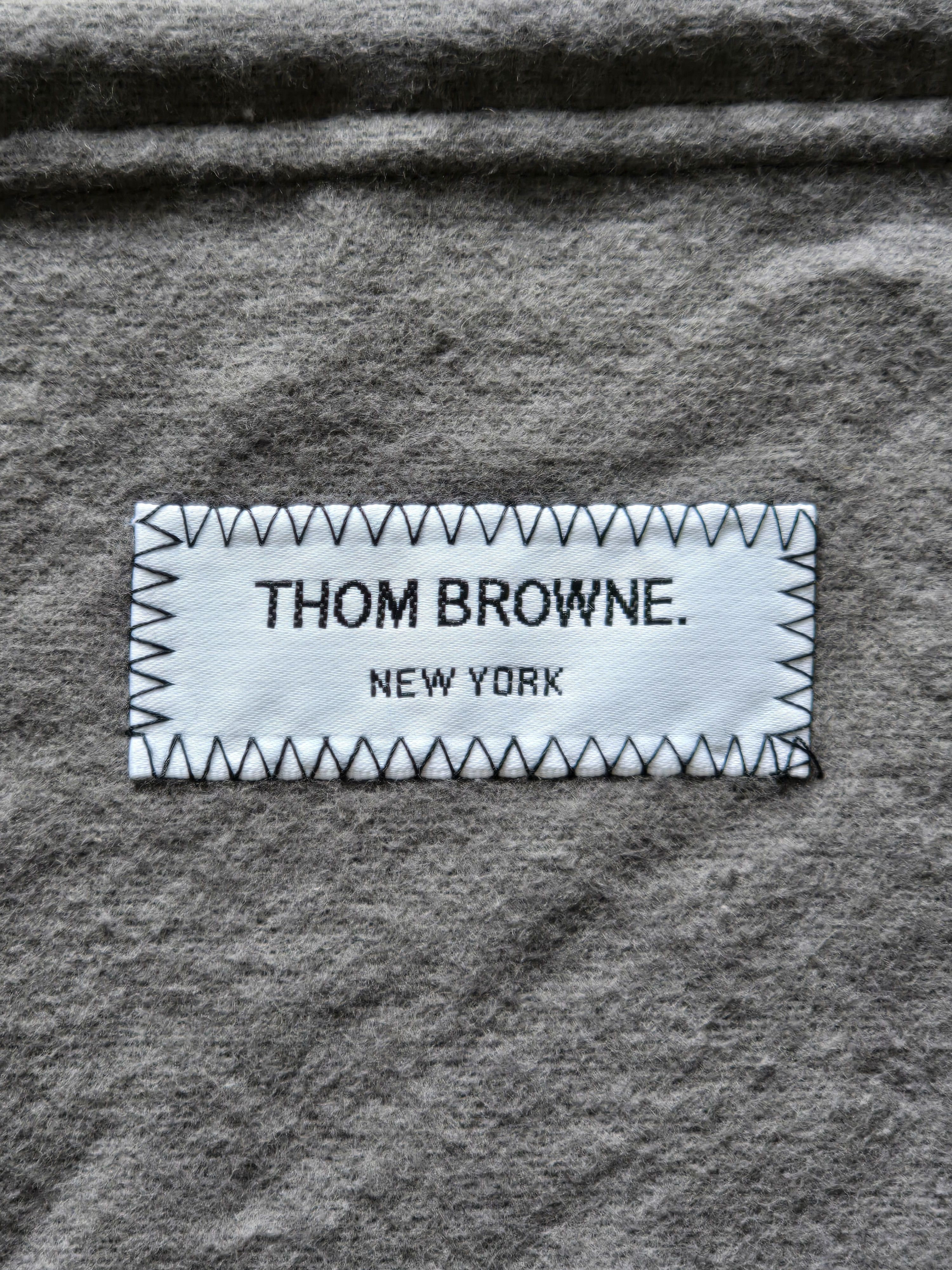 Thom Browne Thom Browne Canvas Sneaker w Heritage Contrast Stitch Size US 11 / EU 44 - 12 Thumbnail