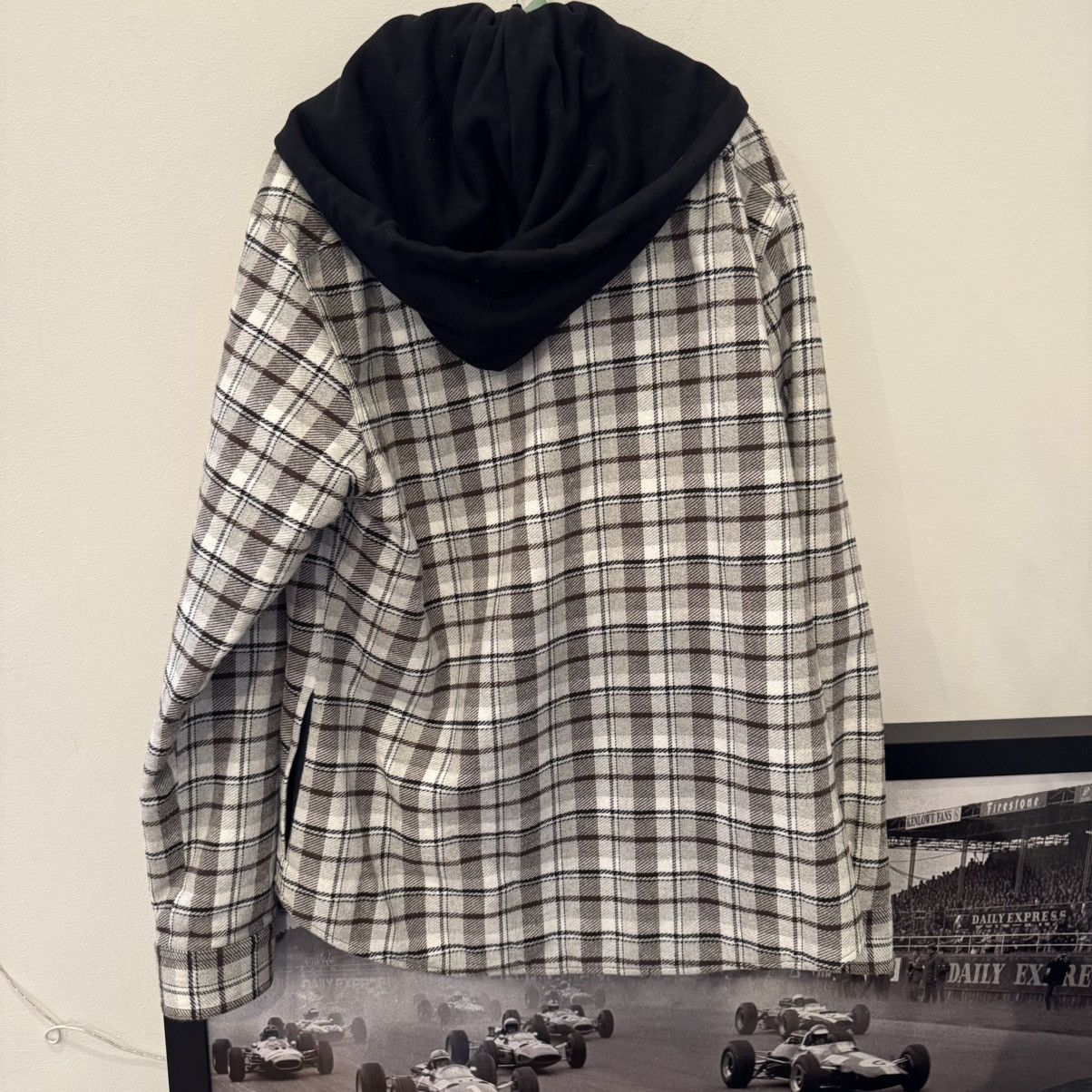 Off-White SEND OFFER - Plaid Shell Jacket w/ Breakaway Hood and Tags Size US M / EU 48-50 / 2 - 2 Thumbnail