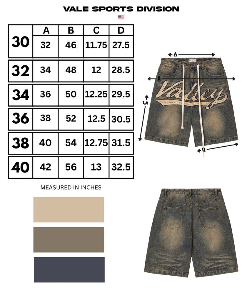 Vale Vale Forever Skittle Denim Jorts Size 34 Size US 34 / EU 50 - 3 Thumbnail