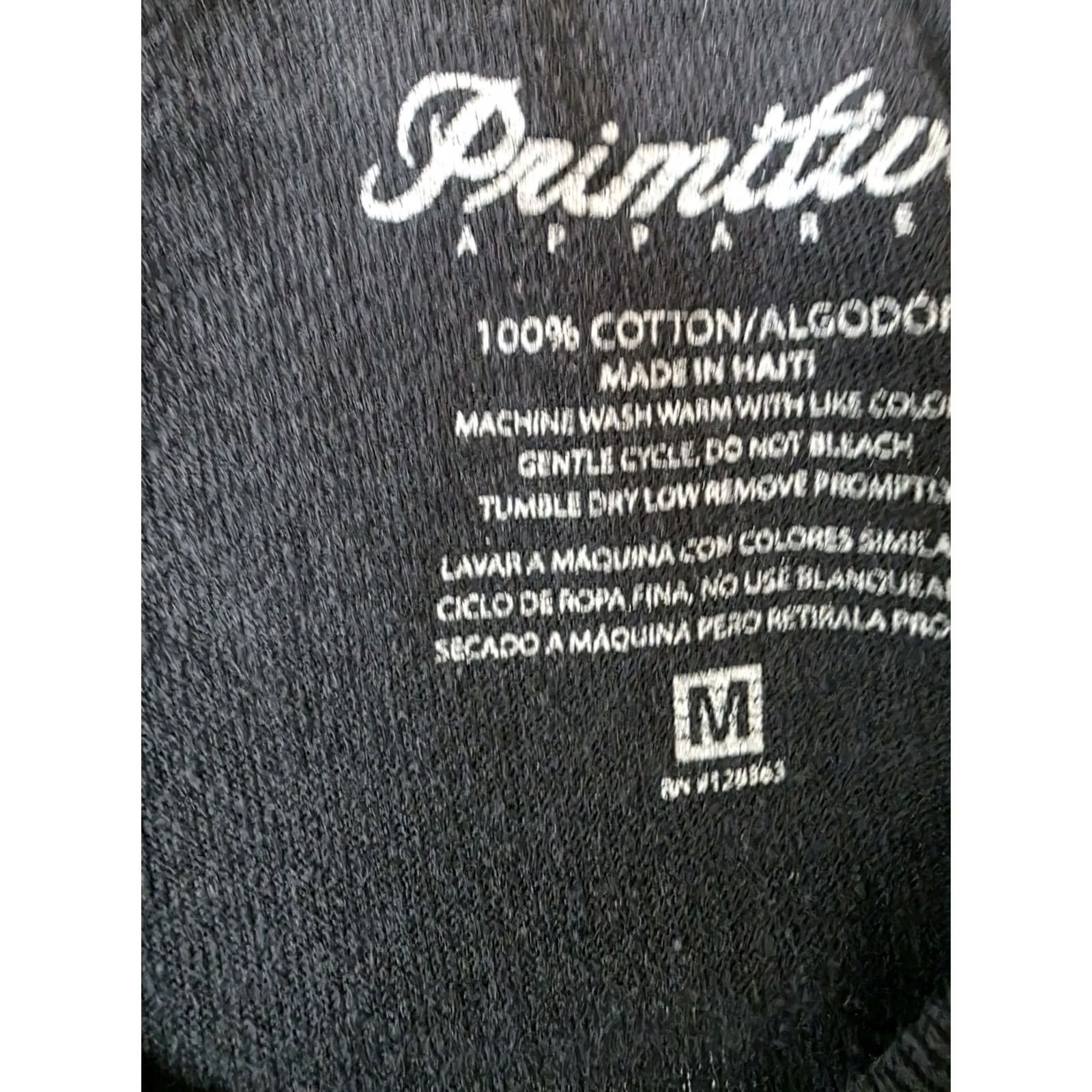 Primitive PRIMITIVE Apparel T Shirt Men Medium Black Blue Floral Skate Board Graphic Tee Size US M / EU 48-50 / 2 - 6 Thumbnail