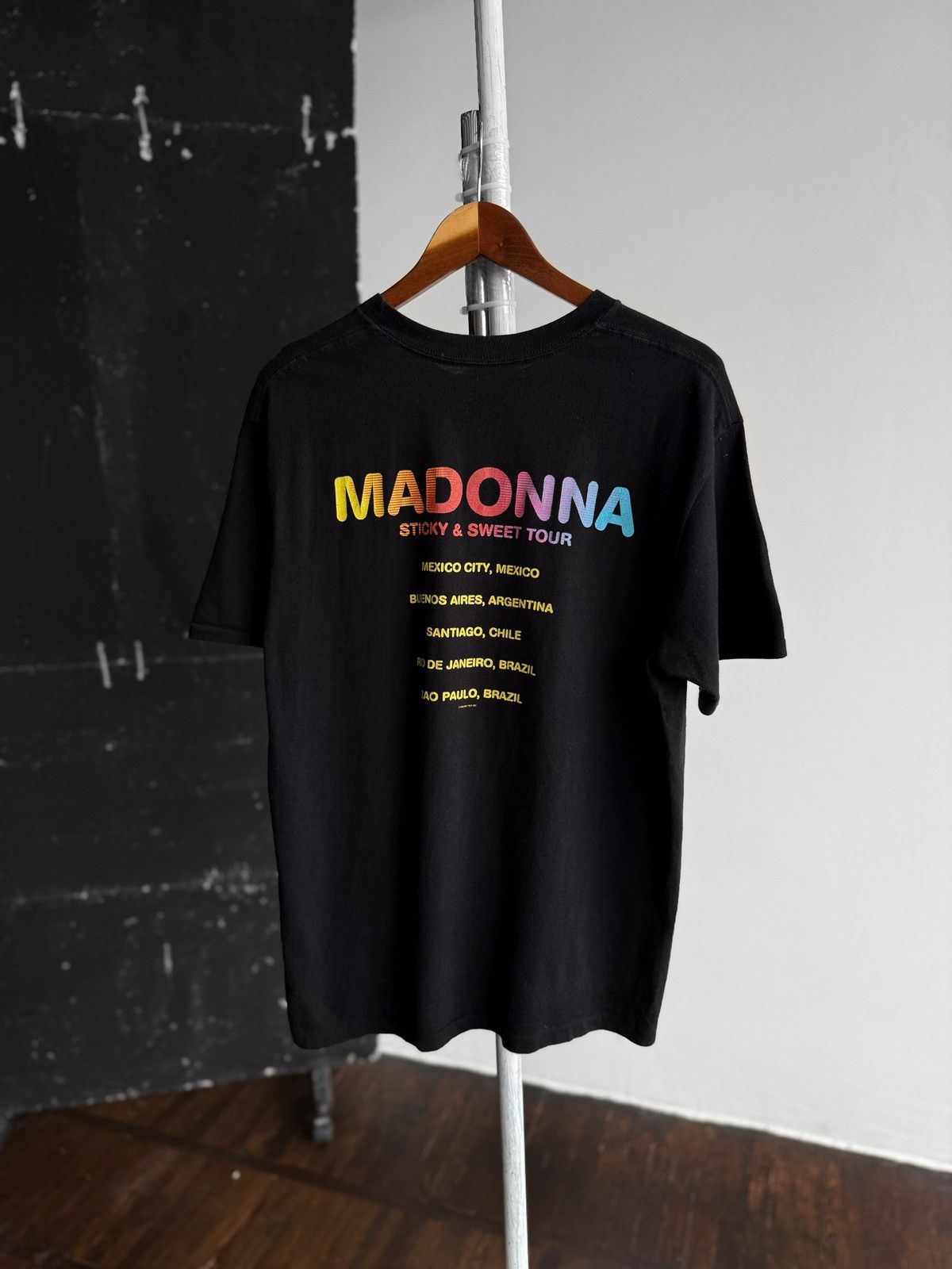 Band Tees × Designer Madonna Sticky & Sweet Tour Merch Mens Short Sleeve T-Shirt Size US M / EU 48-50 / 2 - 3 Thumbnail