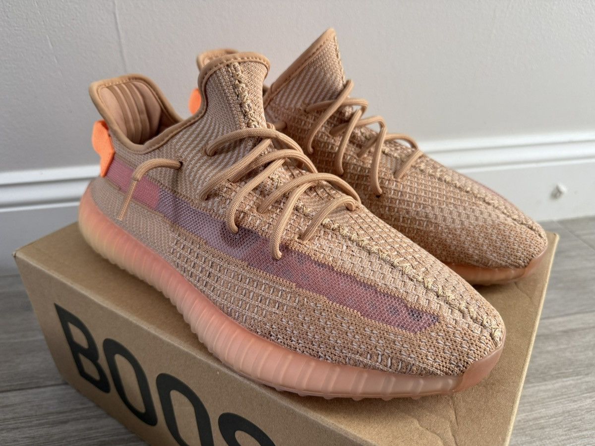 Adidas 2019 Men's ADIDAS Yeezy Boost 350 V2 EG7490 Clay Sz 12 Used Size US 12 / EU 45 - 4 Thumbnail