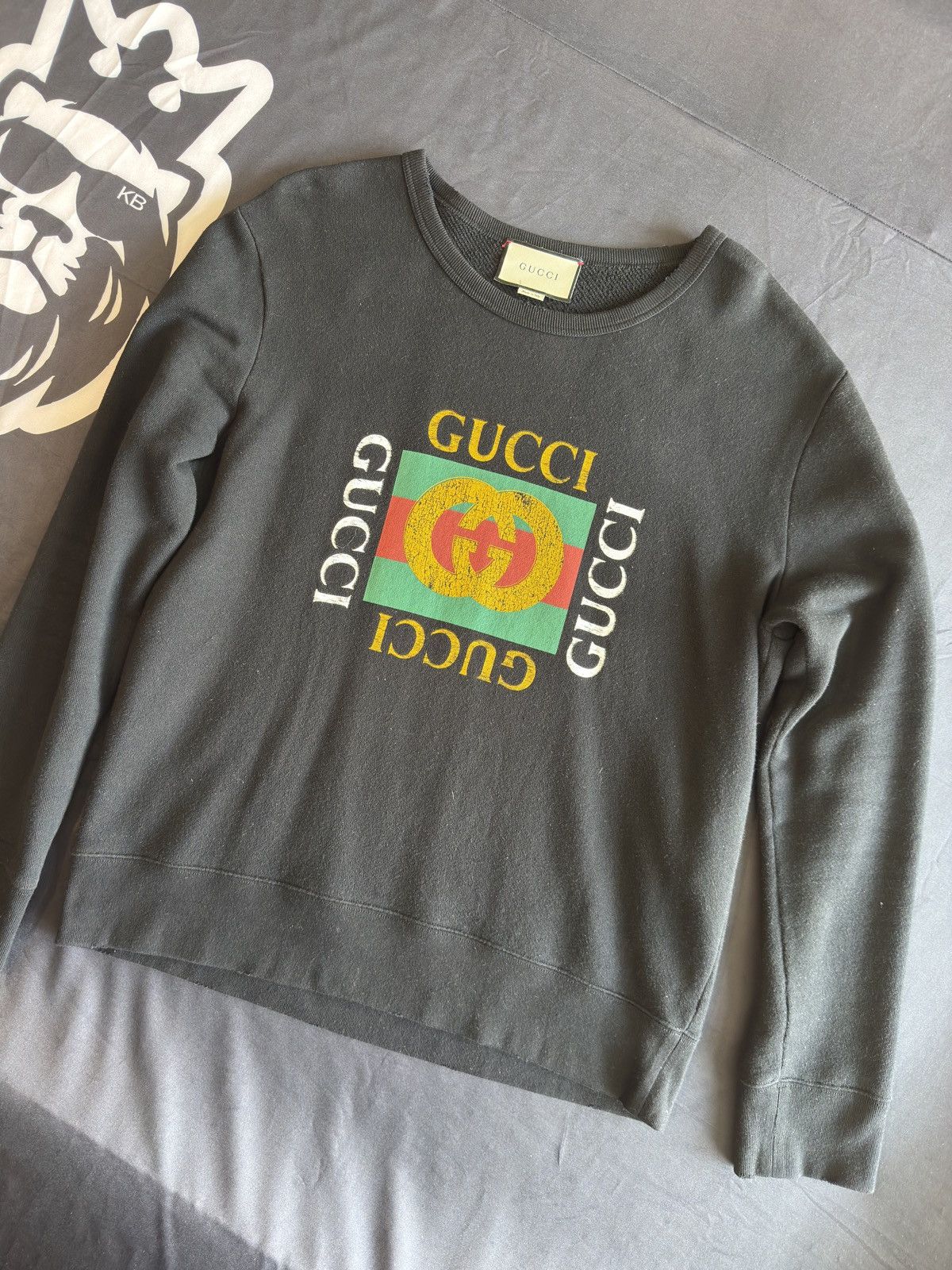 Gucci Gucci Logo Sweatshirt Size US L / EU 52-54 / 3 - 2 Thumbnail