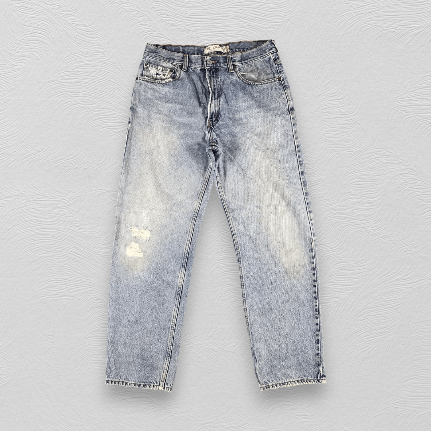 Levi's Vintage Levis 550 Jeans Distressed Denim KJ1112 Size US 34 / EU 50 - 1 Thumbnail