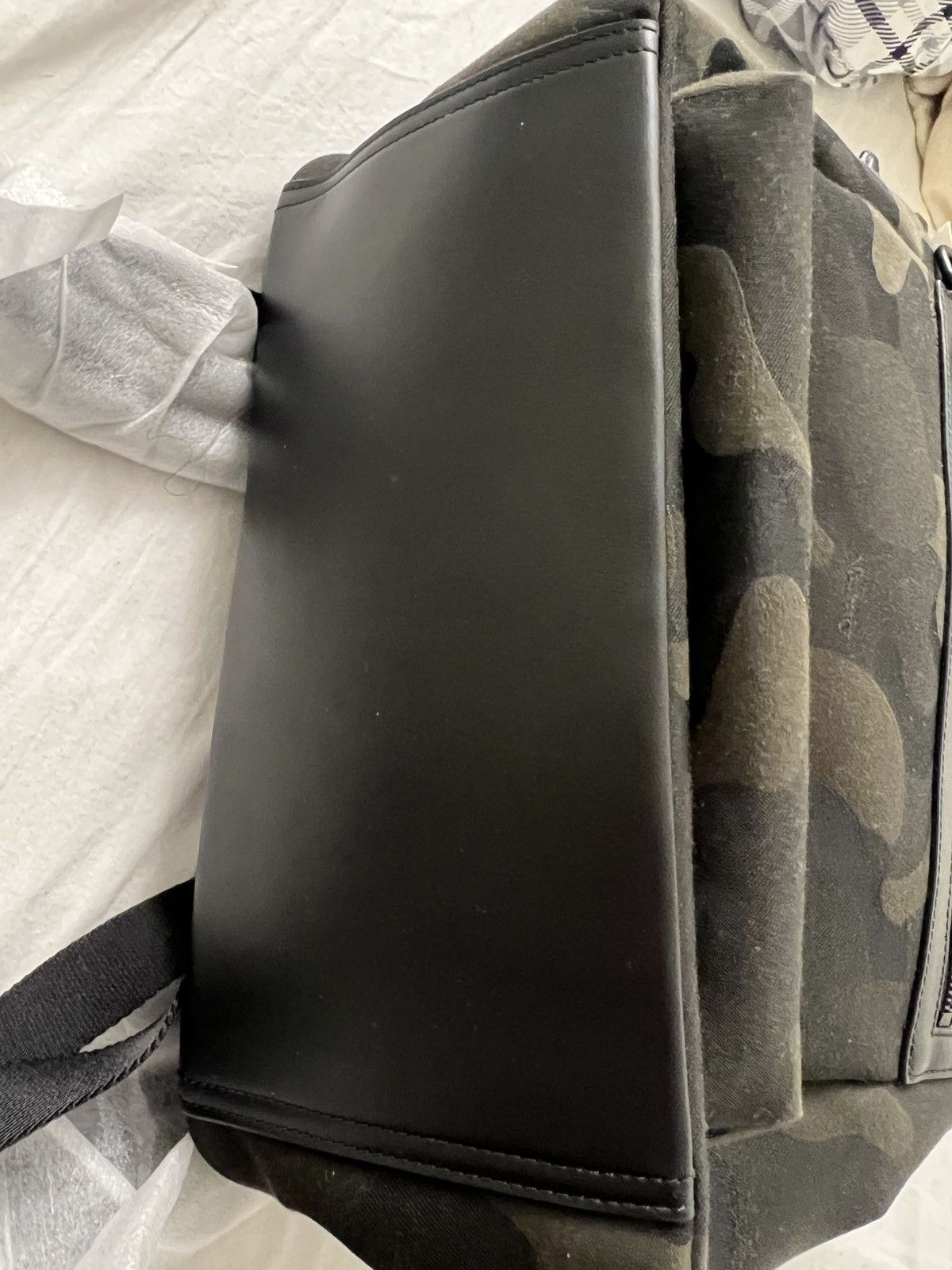 Mulberry $795 NEW Mulberry Leather Trim Camouflage Canvas Backpack Size ONE SIZE - 5 Thumbnail