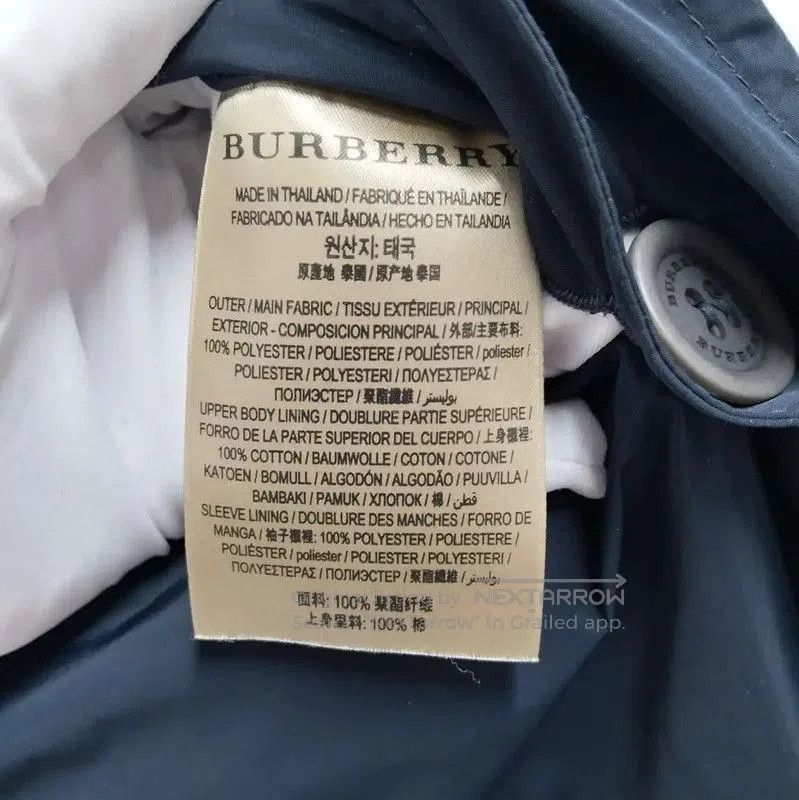 Burberry Burberry Men's Dark Blue Lightweight Outer Jacket. Size US L / EU 52-54 / 3 - 5 Thumbnail