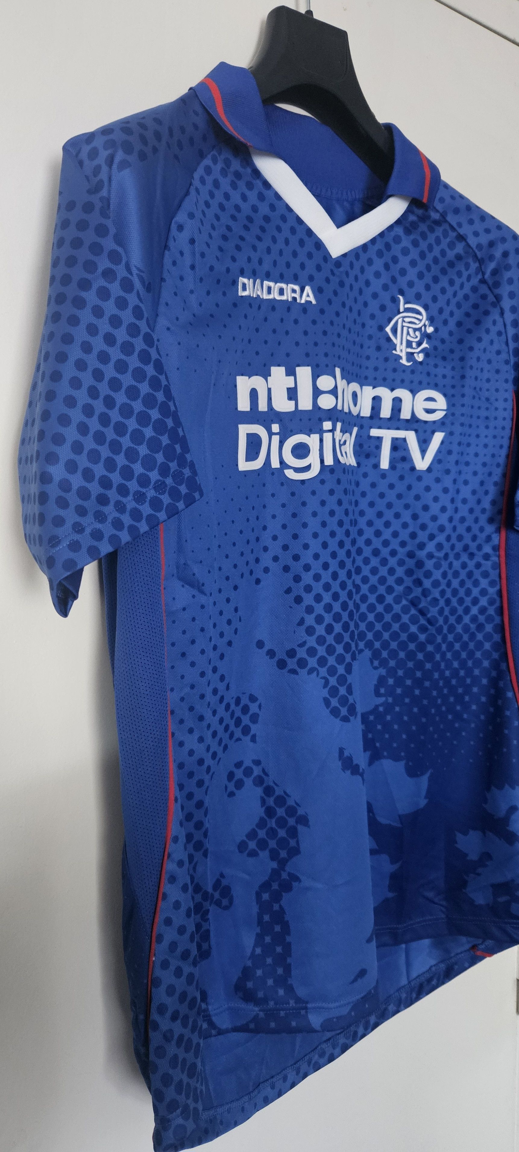 Other Caniggia 7 Glasgow Rangers 2002–03 Vintage Soccer Trikot Size US L / EU 52-54 / 3 - 3 Thumbnail