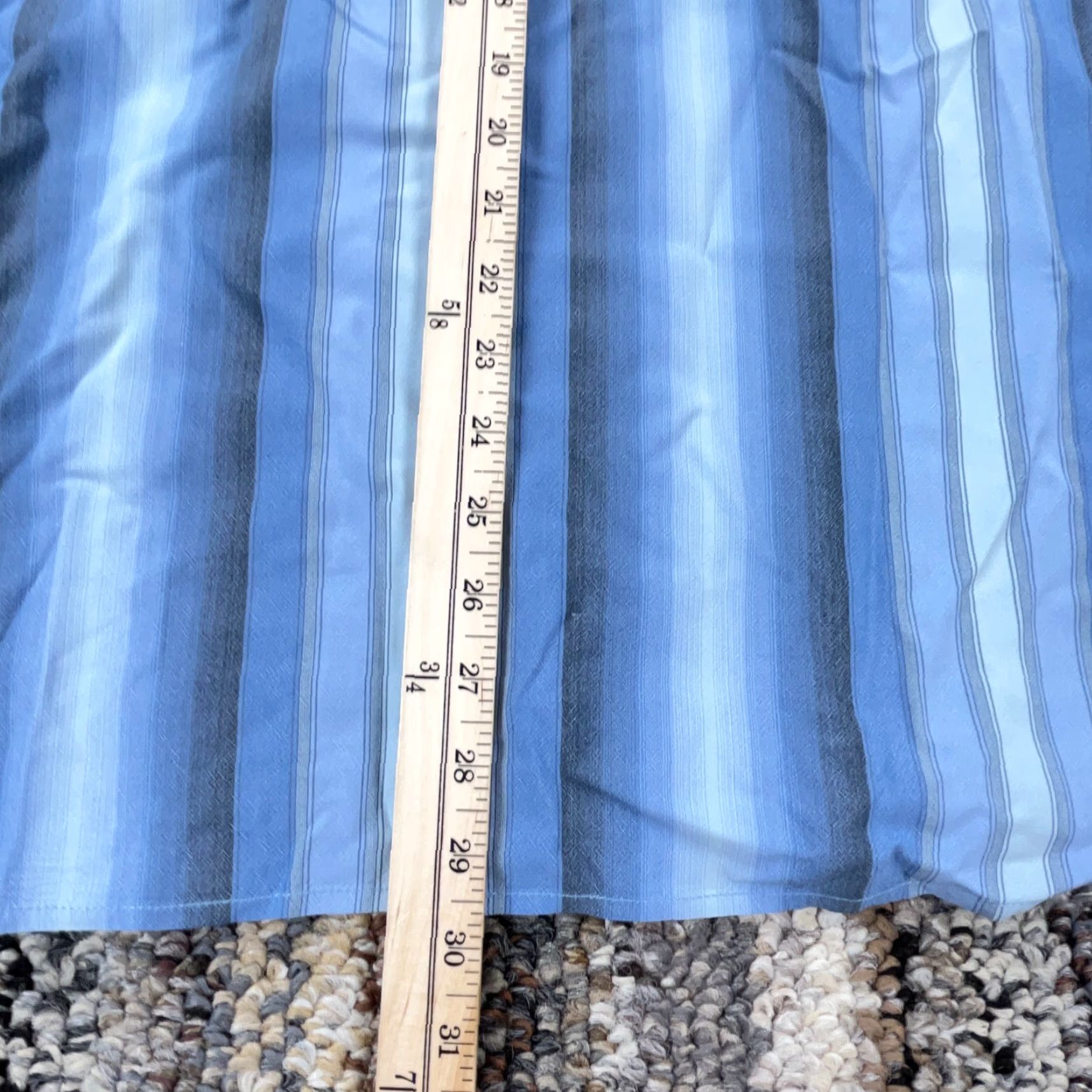 Tommy Bahama VINTAGE Tommy Bahama Men's Shirt Large Blue Silk Button-Up Striped Beach Classic Camp Hula Size US L / EU 52-54 / 3 - 7 Thumbnail