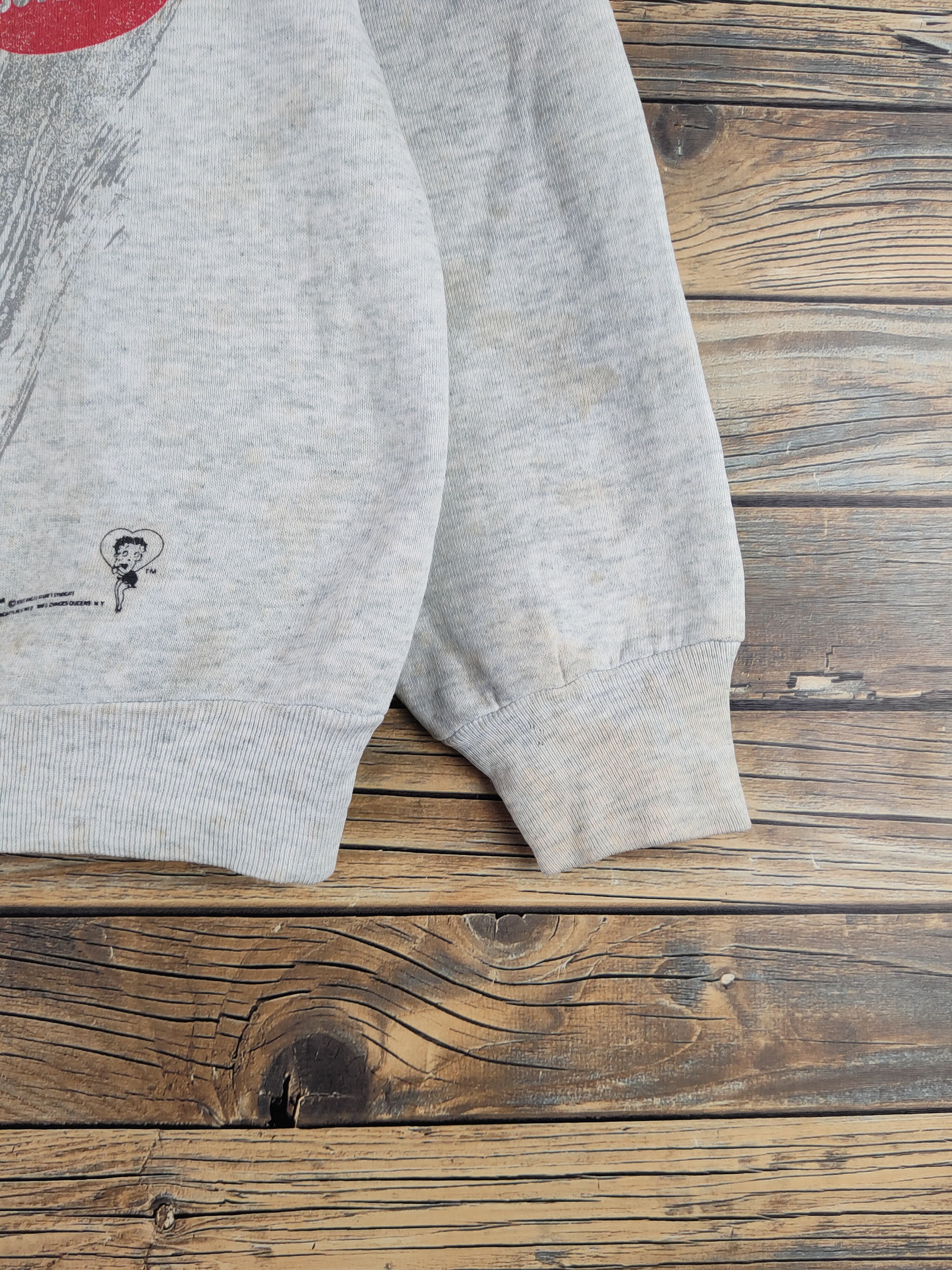 Japanese Brand DL 80' Vintage Betty Boop Sweatshirts #46-174 Size M / US 6-8 / IT 42-44 - 8 Thumbnail
