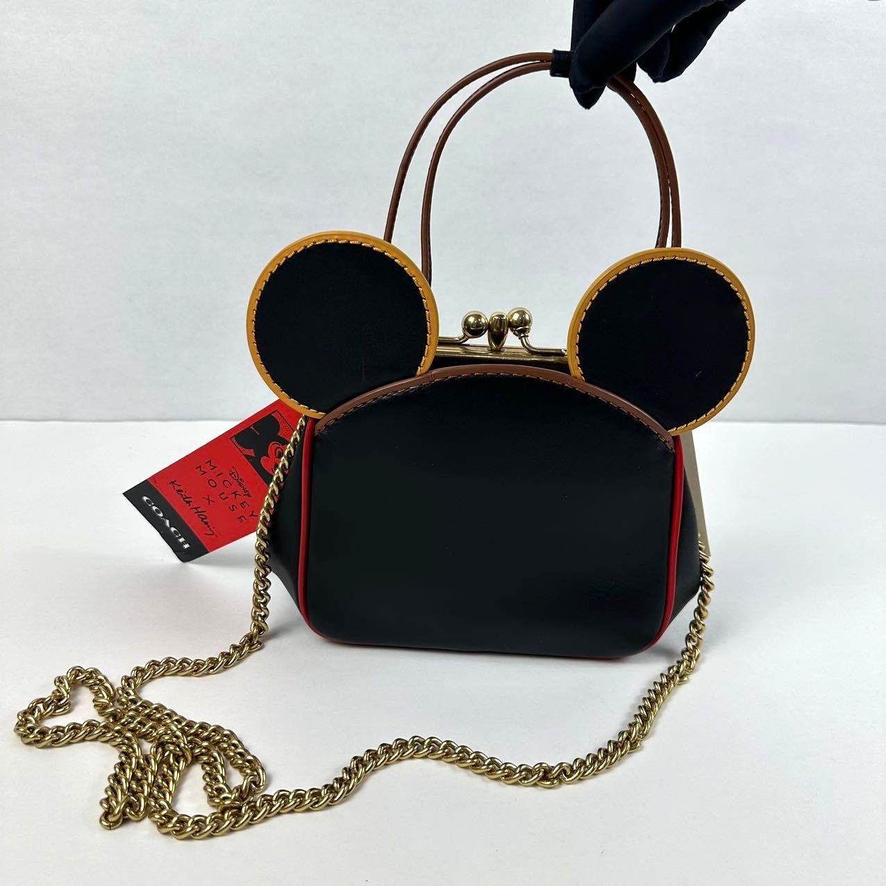 Disney Mickey Mouse X Keith Haring store Kisslock Bag