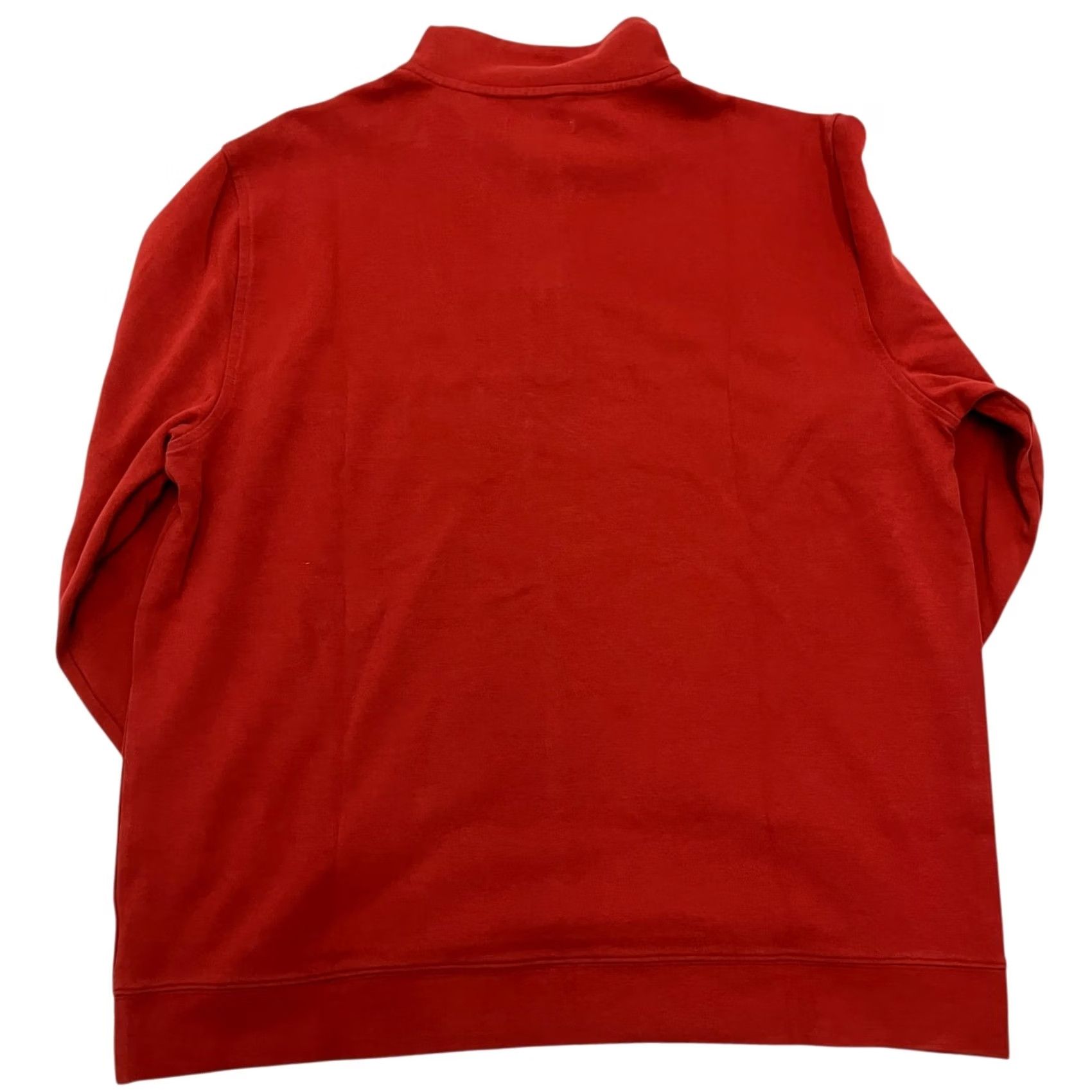 Calvin Klein Calvin Klein Sweatshirt Mens XL Red 1/4 Zip CK Logo Pullover Jumper Shirt Size US XL / EU 56 / 4 - 3 Thumbnail