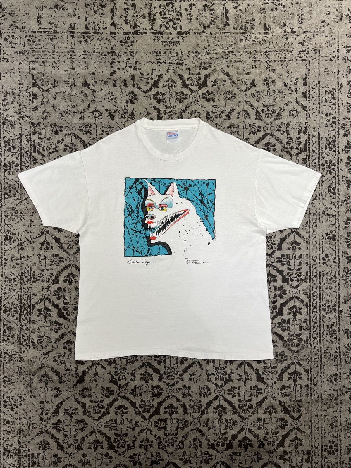 Vintage Vintage 80’s “Rotten Dog” Rikk Traweek Flat Frog Size US XL / EU 56 / 4 - 2 Thumbnail