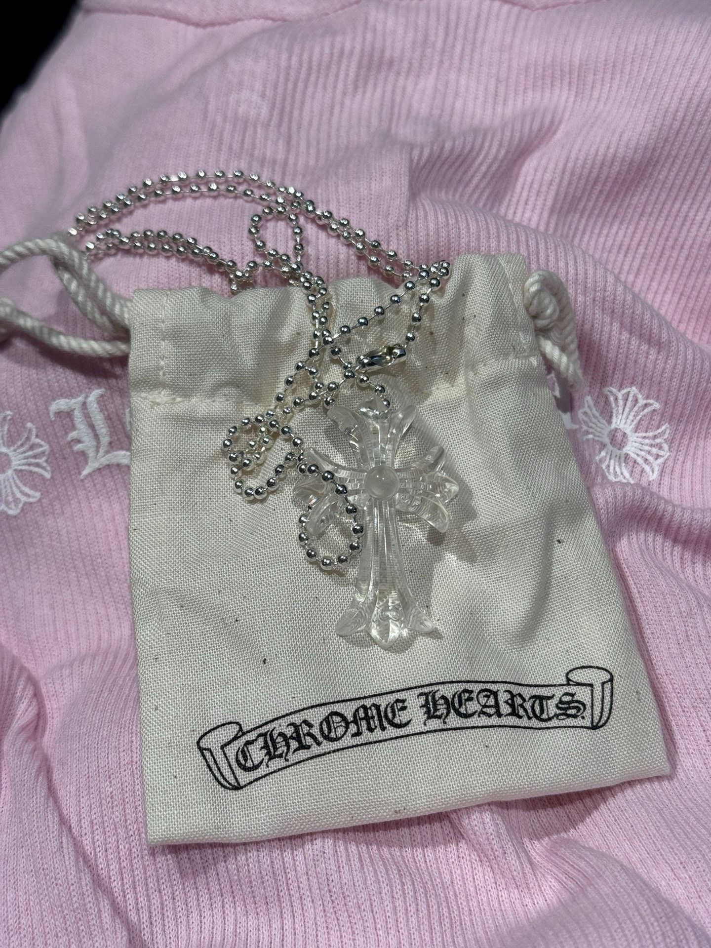 Chrome Hearts Cross Pendant Necklace