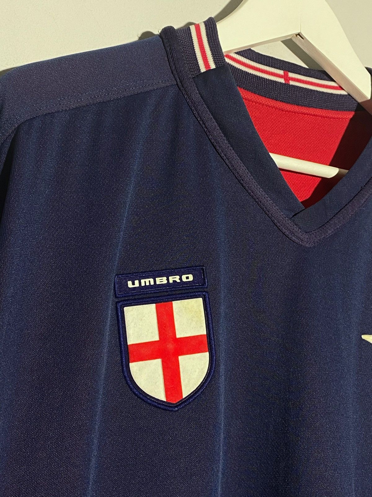 Umbro Vintage England National Team y2k streetwear style jersey Size US XL / EU 56 / 4 - 11 Thumbnail