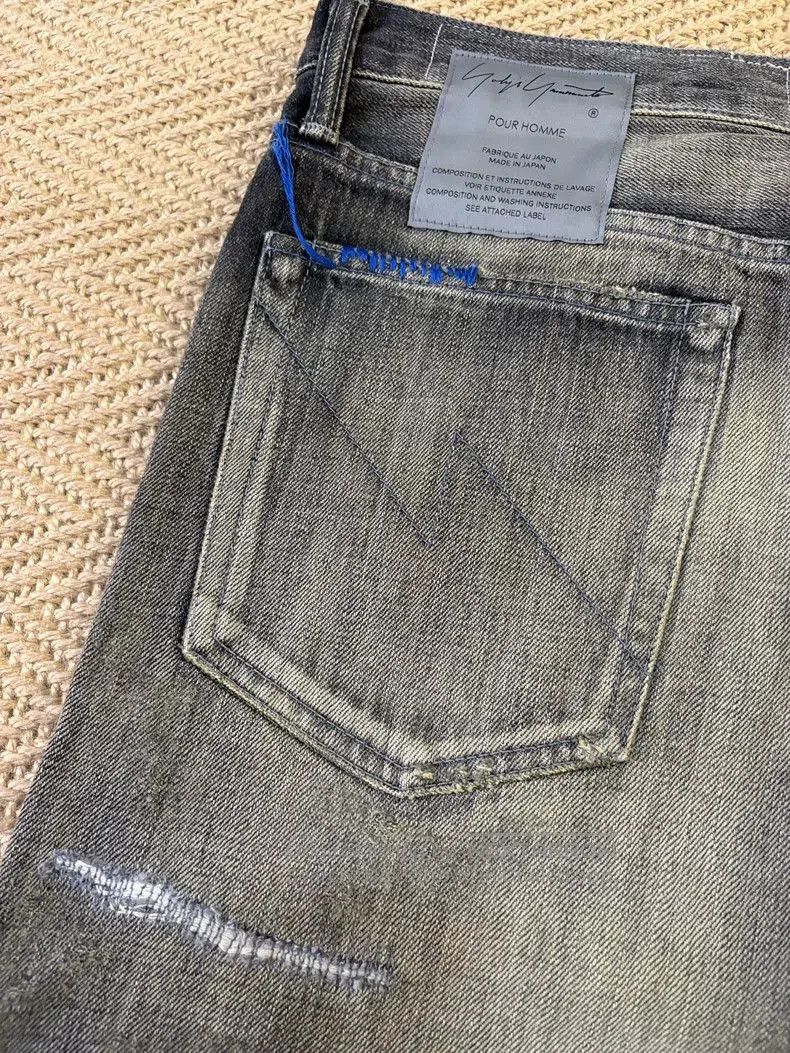 Neighborhood Neighborhood x Yohji Yamamoto Distressed Jeans. Size US 26 / EU 42 - 7 Thumbnail