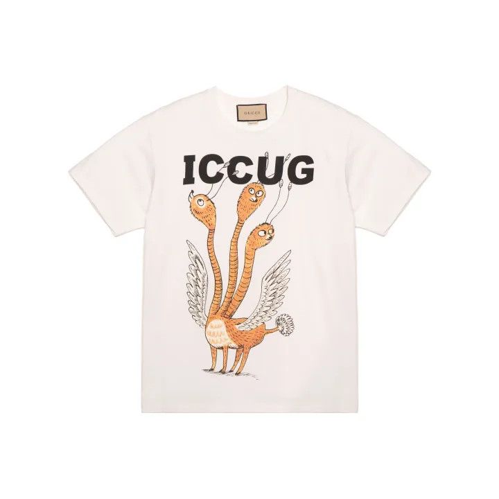 Gucci Gucci SS21 Graphic Print T-Shirt for Men Size US S / EU 44-46 / 1 - 1 Thumbnail
