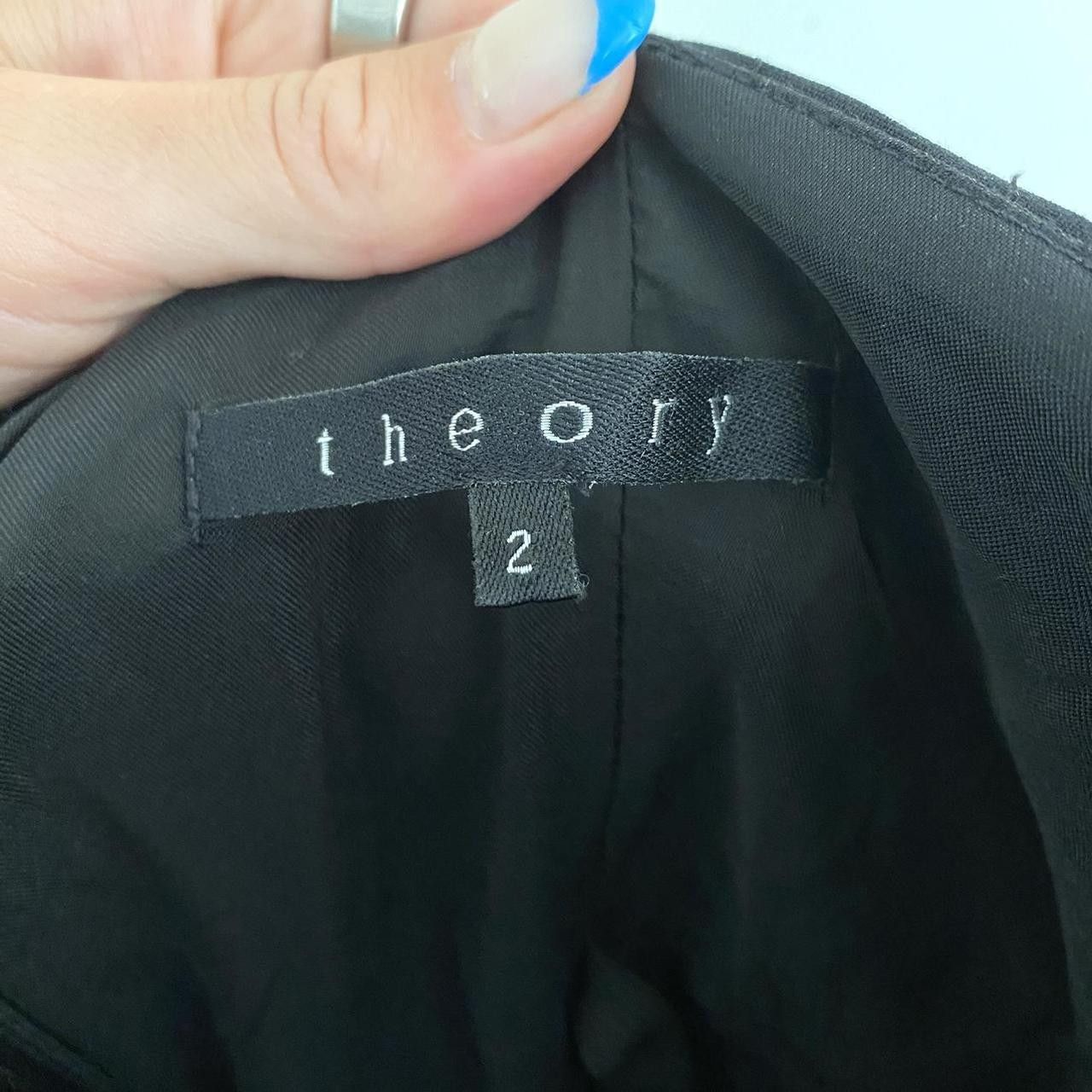 Theory THEORY BLACK STRAPLESS BODY-CON PENCIL DRESS MIDI WOMENS 2 Size XS / US 0-2 / IT 36-38 - 8 Thumbnail