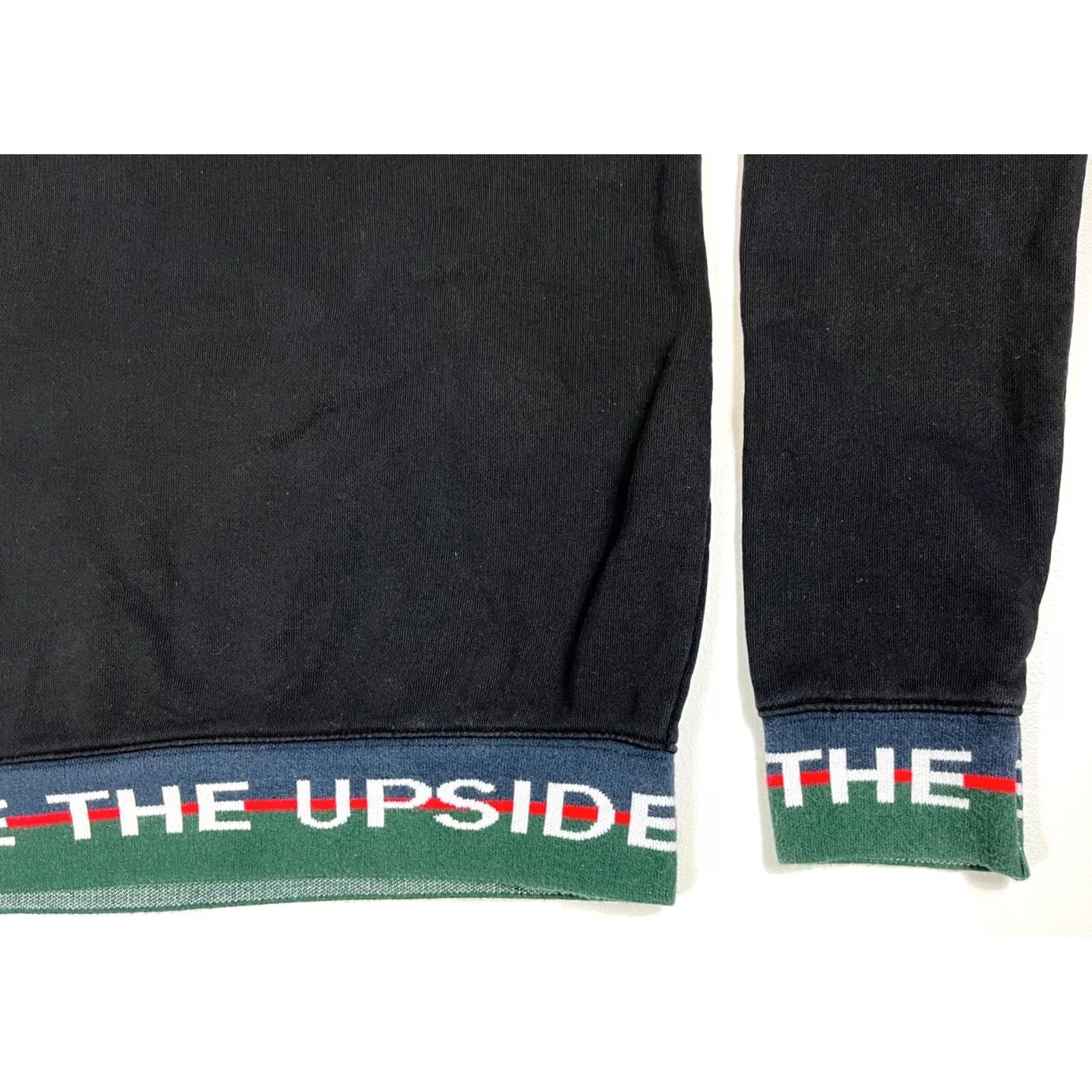 The Upside THE UPSIDE Women's Crewneck Sweatshirt Kangaroo Pocket Sz 6 Black 100% Cotton Activewear Sweatshirt Womens Kangaroo Pouch City 90s Size M / US 6-8 / IT 42-44 - 5 Thumbnail