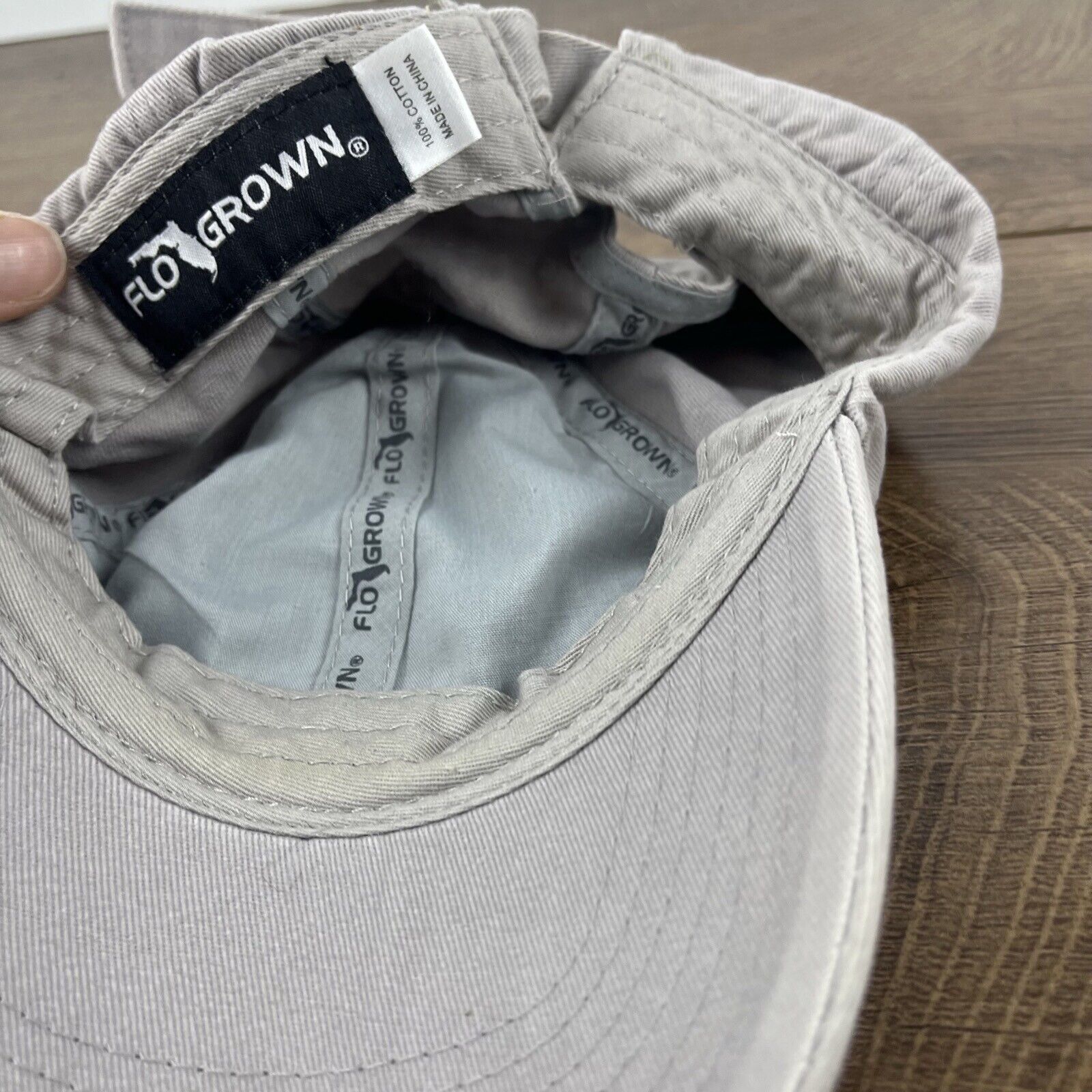 Other Florida Grown Hat Florida Baseball Hat Gray Adjustable Hat G Size ONE SIZE - 16 Thumbnail
