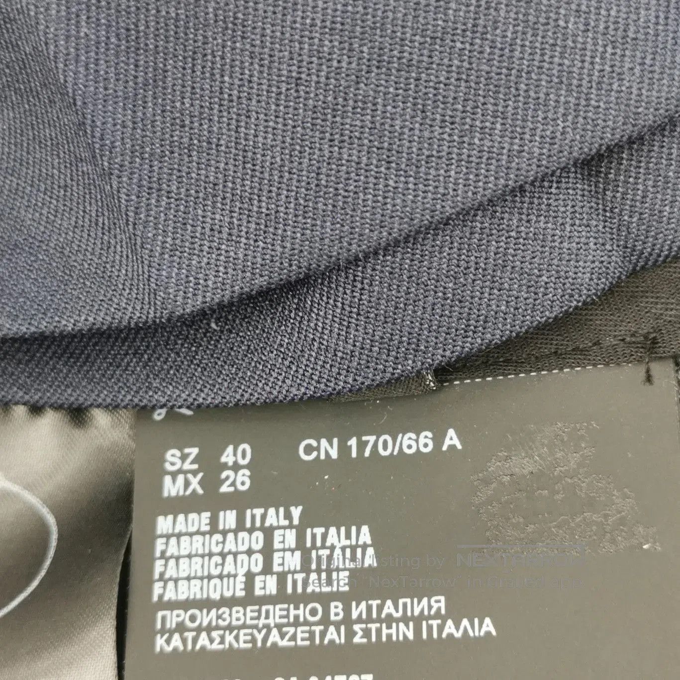 Prada Prada Cotton Logo Trousers in Size 4. Size 39" - 5 Thumbnail