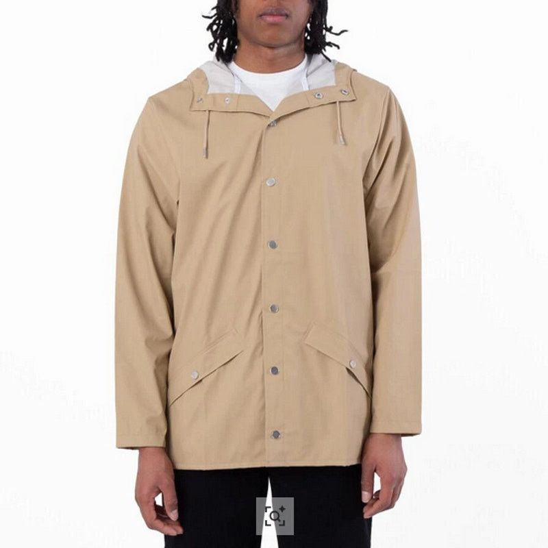 Rains Rains Jacket W3 Sand Size L NWT Size L / US 10 / IT 46 - 1 Thumbnail