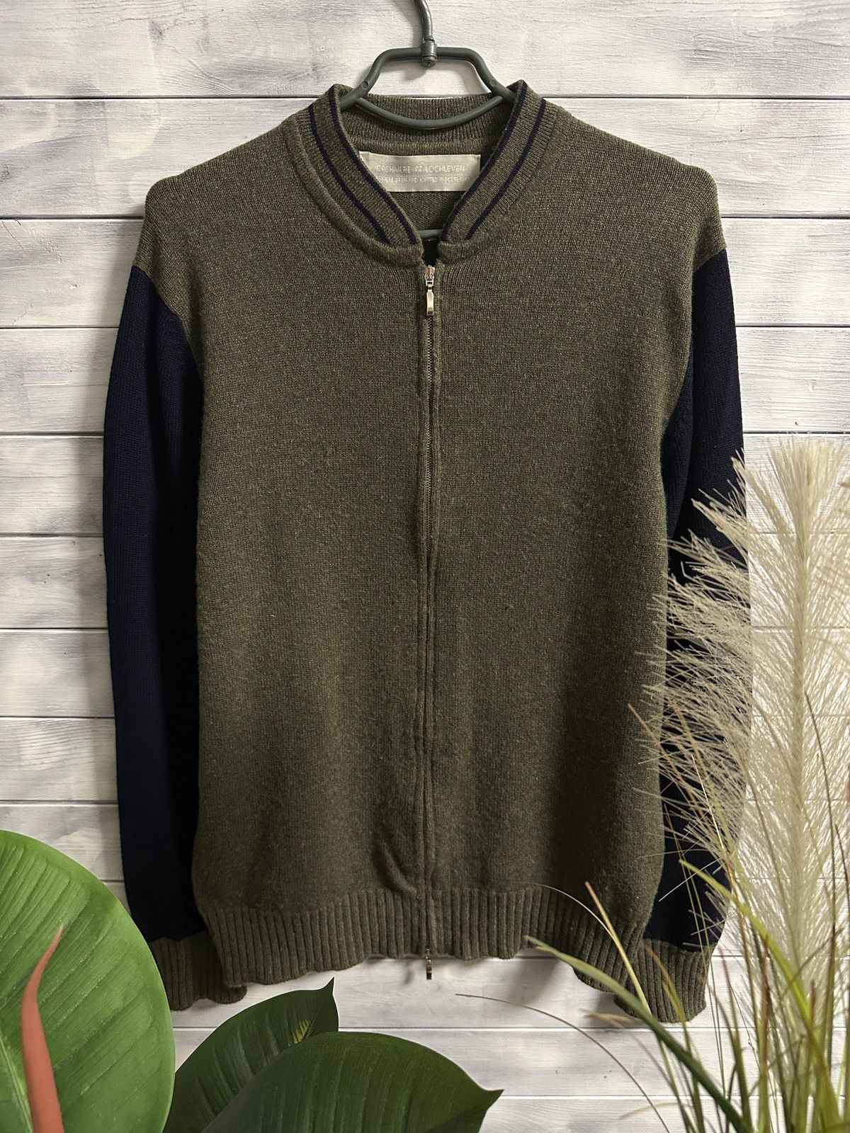 Other Rare Zip Sweater 100% Cashmere At Lochleven Luxury Lampo Size US M / EU 48-50 / 2 - 1 Thumbnail