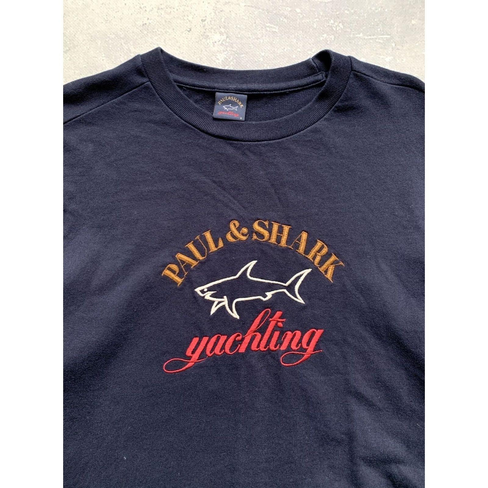 Paul & Shark PAUL & SHARK YACHTING EMBROIDERED SWEATSHIRT Mens Size S Blue Sweater Pullover Shirt Size US S / EU 44-46 / 1 - 3 Thumbnail
