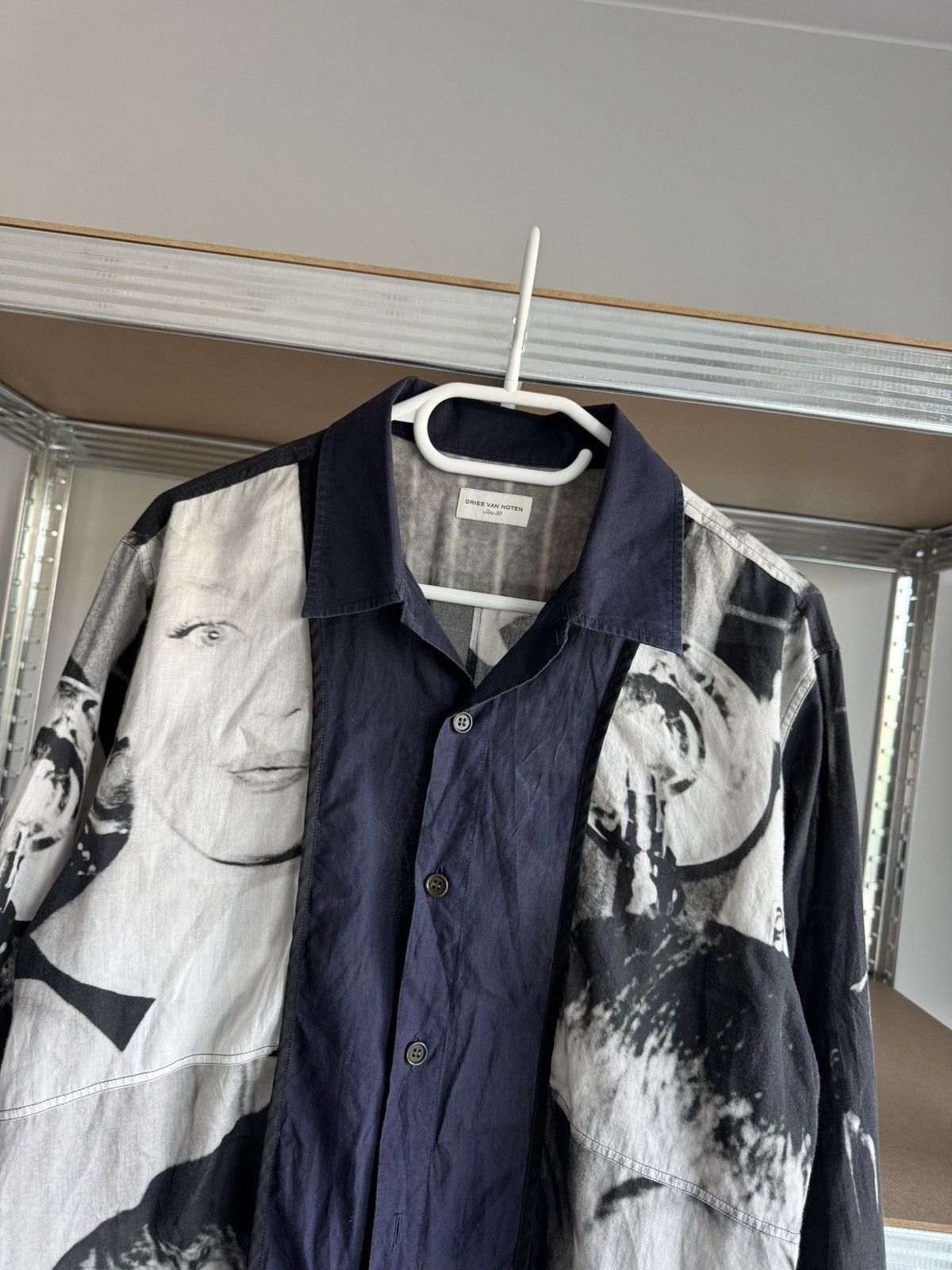 Dries Van Noten Runway SS16 Dries Van Noten Marilyn Monroe Photo Print Shirt Size US M / EU 48-50 / 2 - 5 Thumbnail