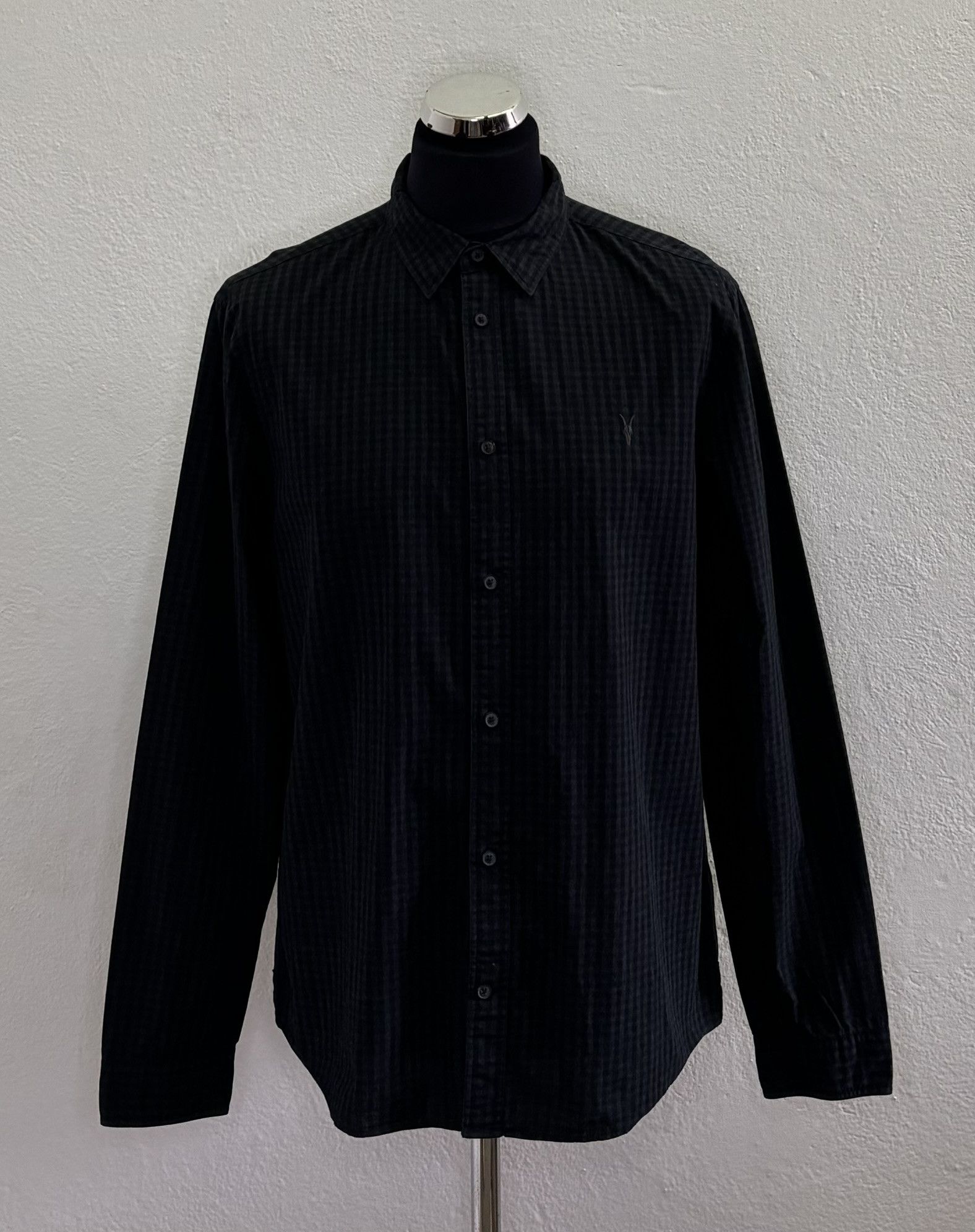 Allsaints Allsaints shirt Black Check size XL Size US XL / EU 56 / 4 - 1 Thumbnail
