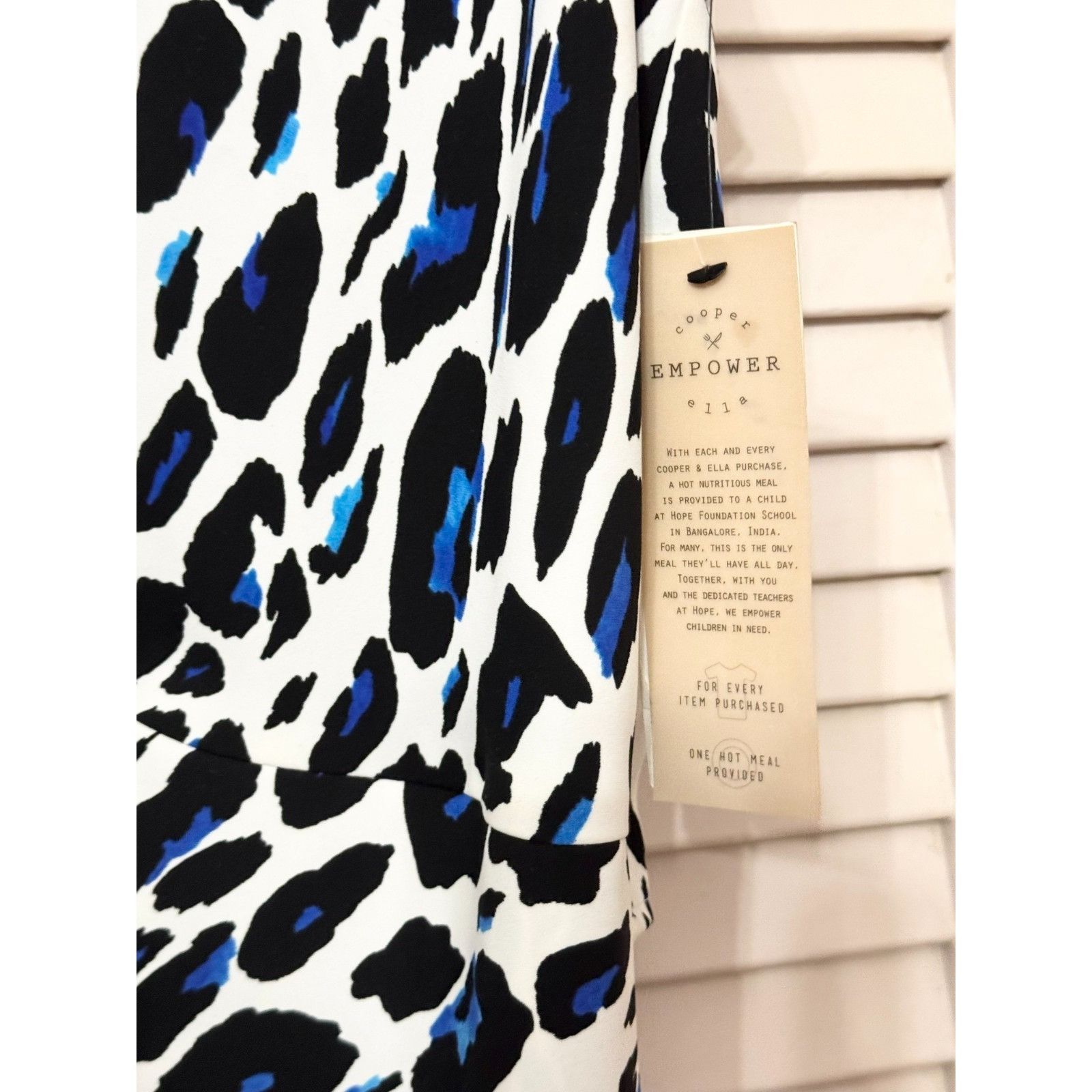 Other NWT Cooper & Ella Blue Leopard Cheetah Animal Print Dress L Size L / US 10 / IT 46 - 9 Thumbnail