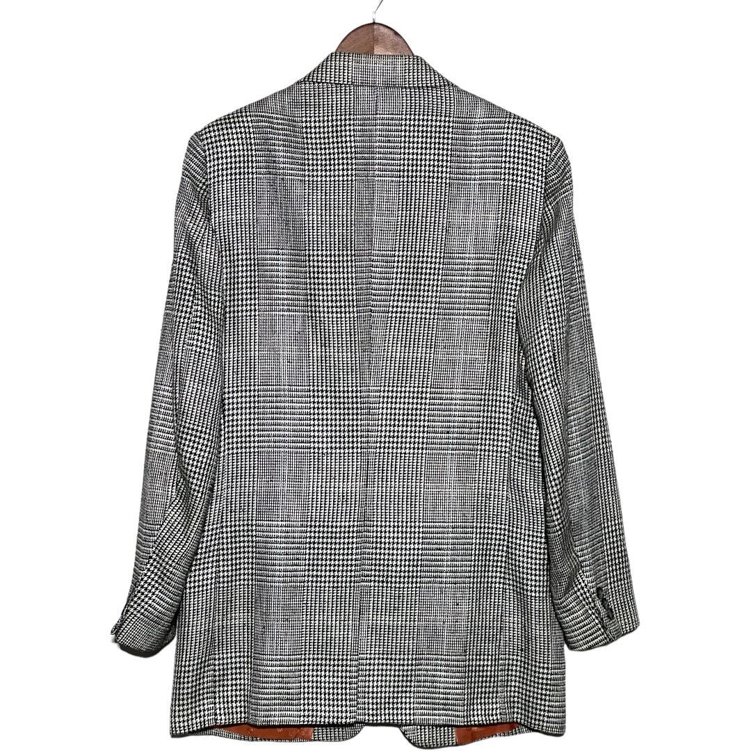 Other Austin Manor Black Silver Tweed Blazer Coat Jacket Size 40L Size 40L - 2 Thumbnail