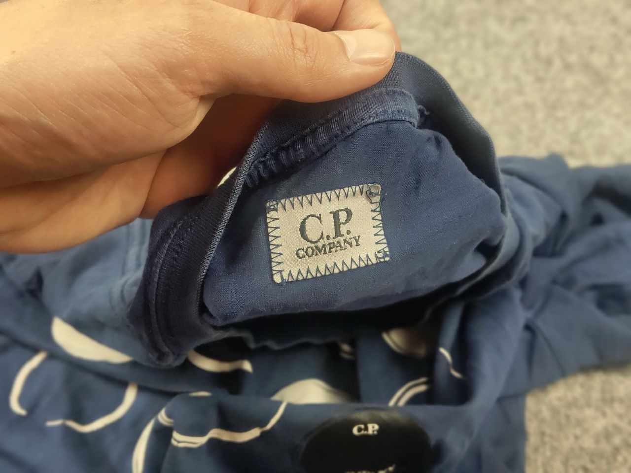 C.P. Company C.P. Company Navy blue T-shirt with Big logo Size US L / EU 52-54 / 3 - 10 Thumbnail