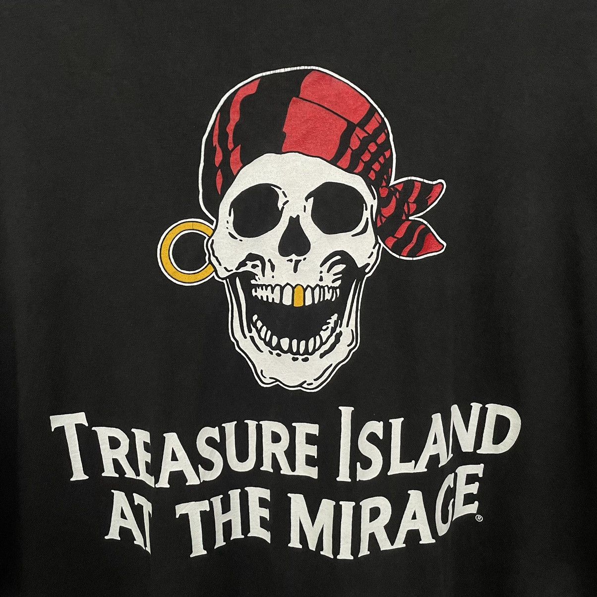 Affliction × Vintage 1990s Treasure Island At The Mirage Skulls Promo T Shirt Size US XL / EU 56 / 4 - 2 Thumbnail